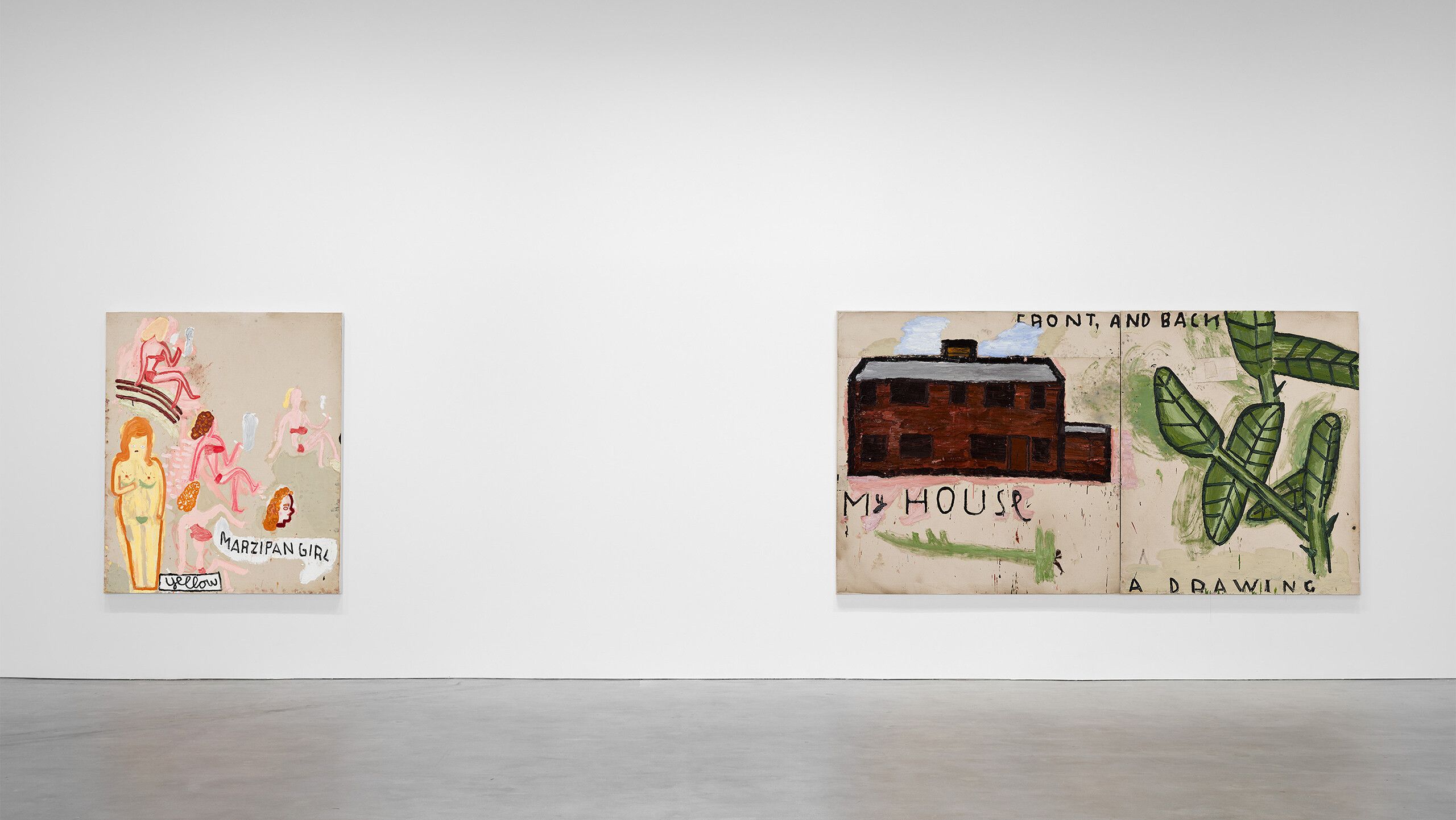 Installation view, CLOSE, not too close, David Zwirner Los Angeles, 2023
