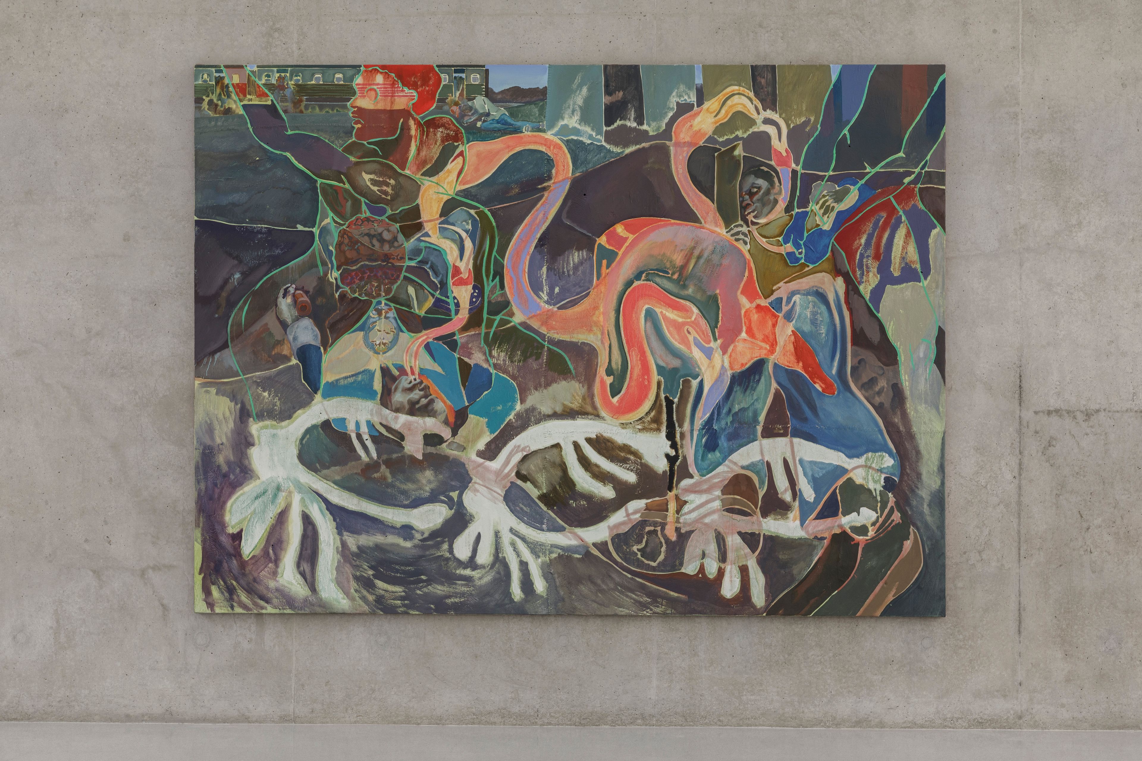 Michael Armitage’s 2023 artwork Tea Picker