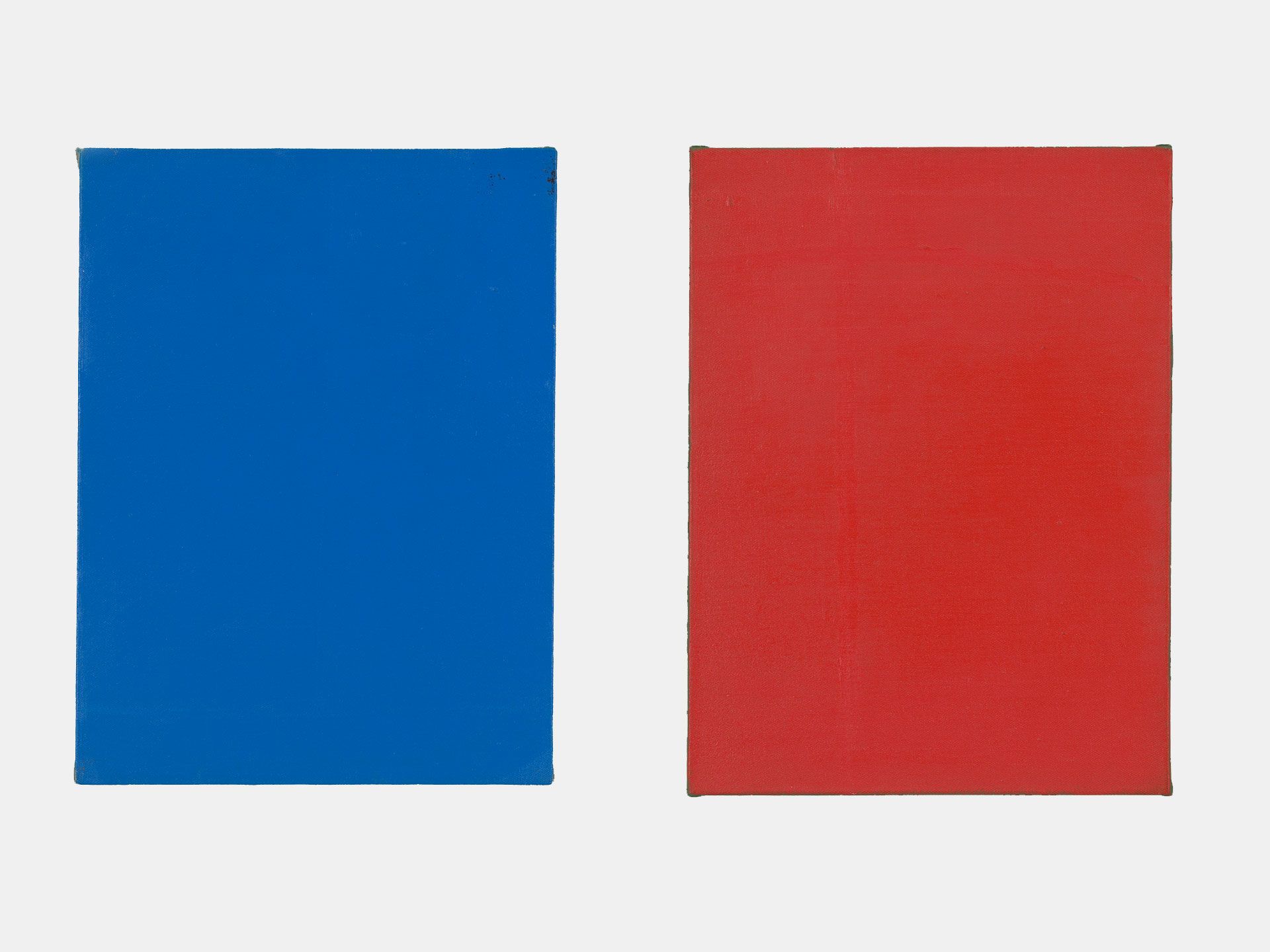 An untitled painting by Raoul de Keyser, dated 1982.