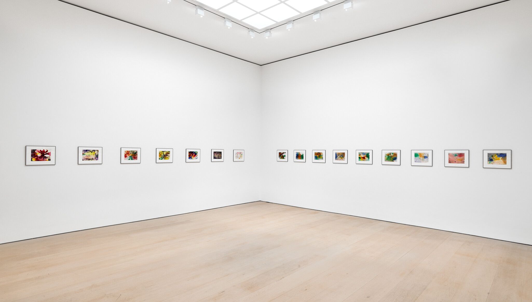 Installation view of the exhibition "Gerhard Richter," at David Zwirner in New York, dated 2023.