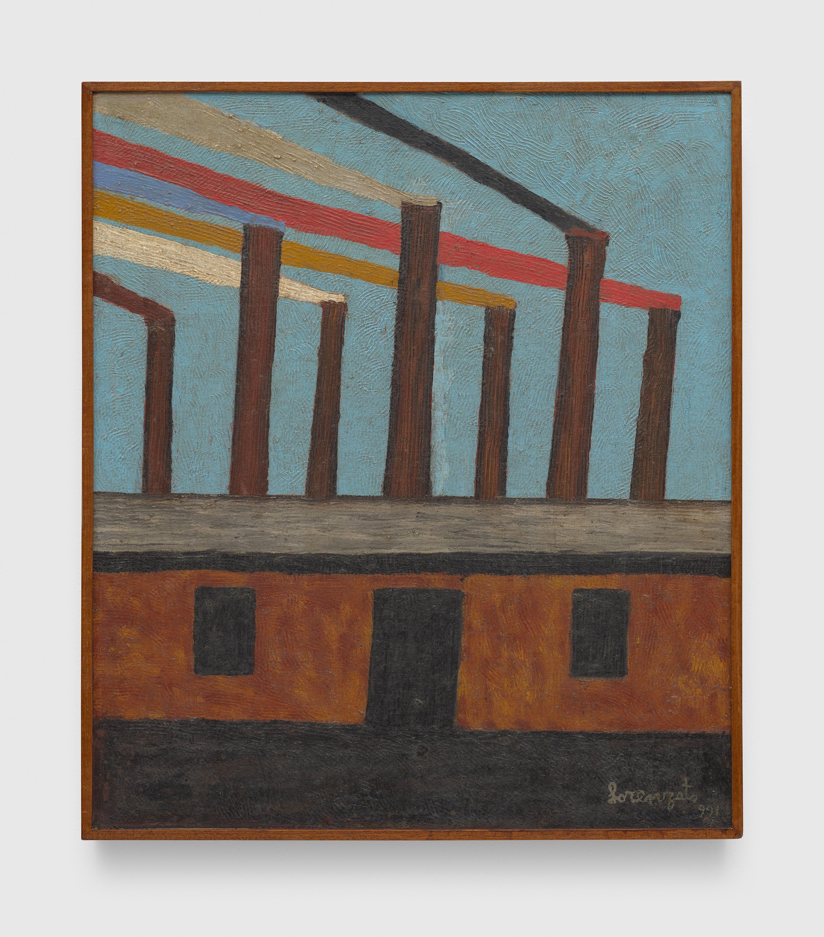 A painting by Amadeo Luciano Lorenzato, titled ﻿Sem título (Untitled), dated 1991.