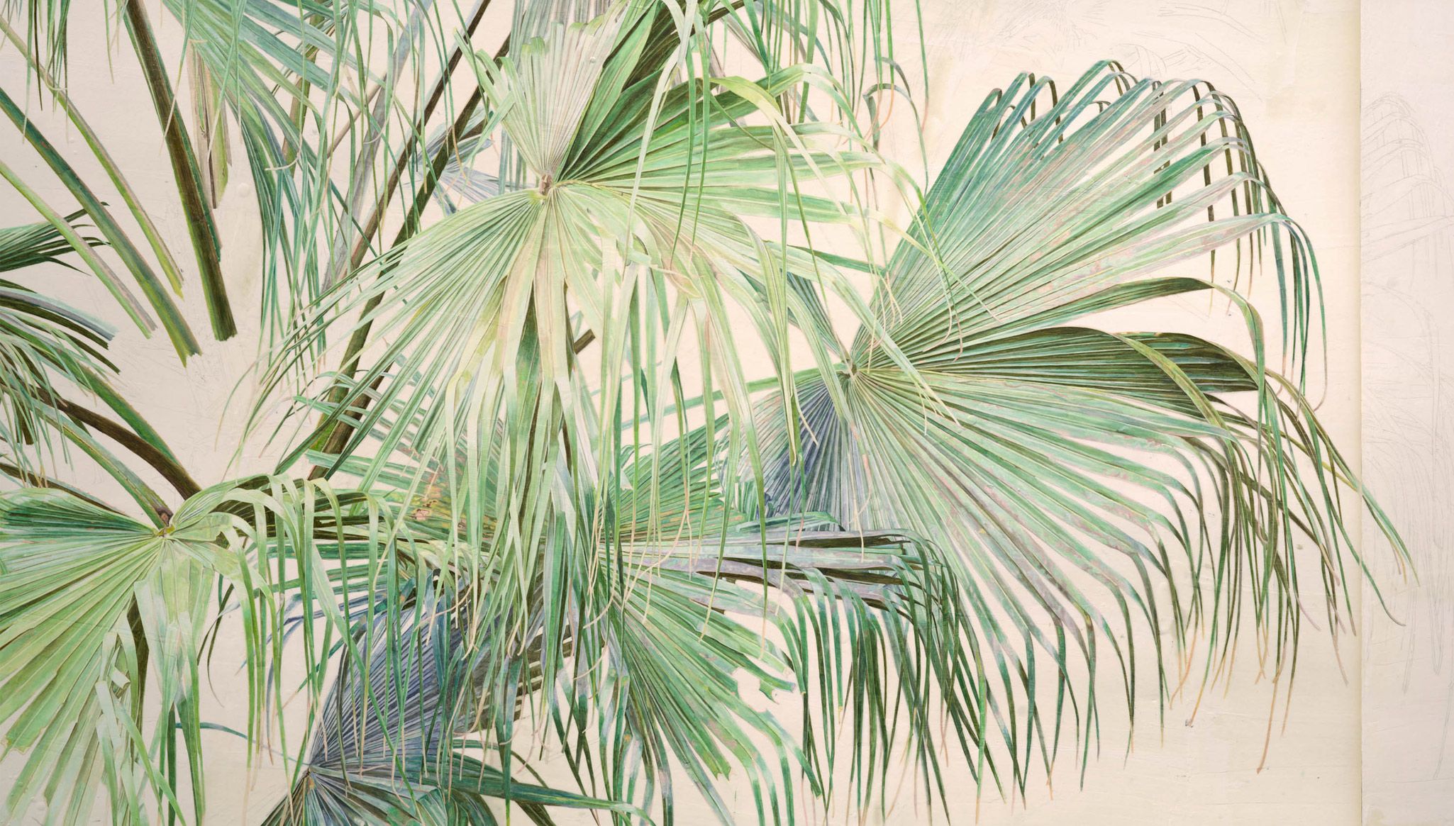 Detail of a work by Toba Khedoori, TITLE TBC, dated 2022