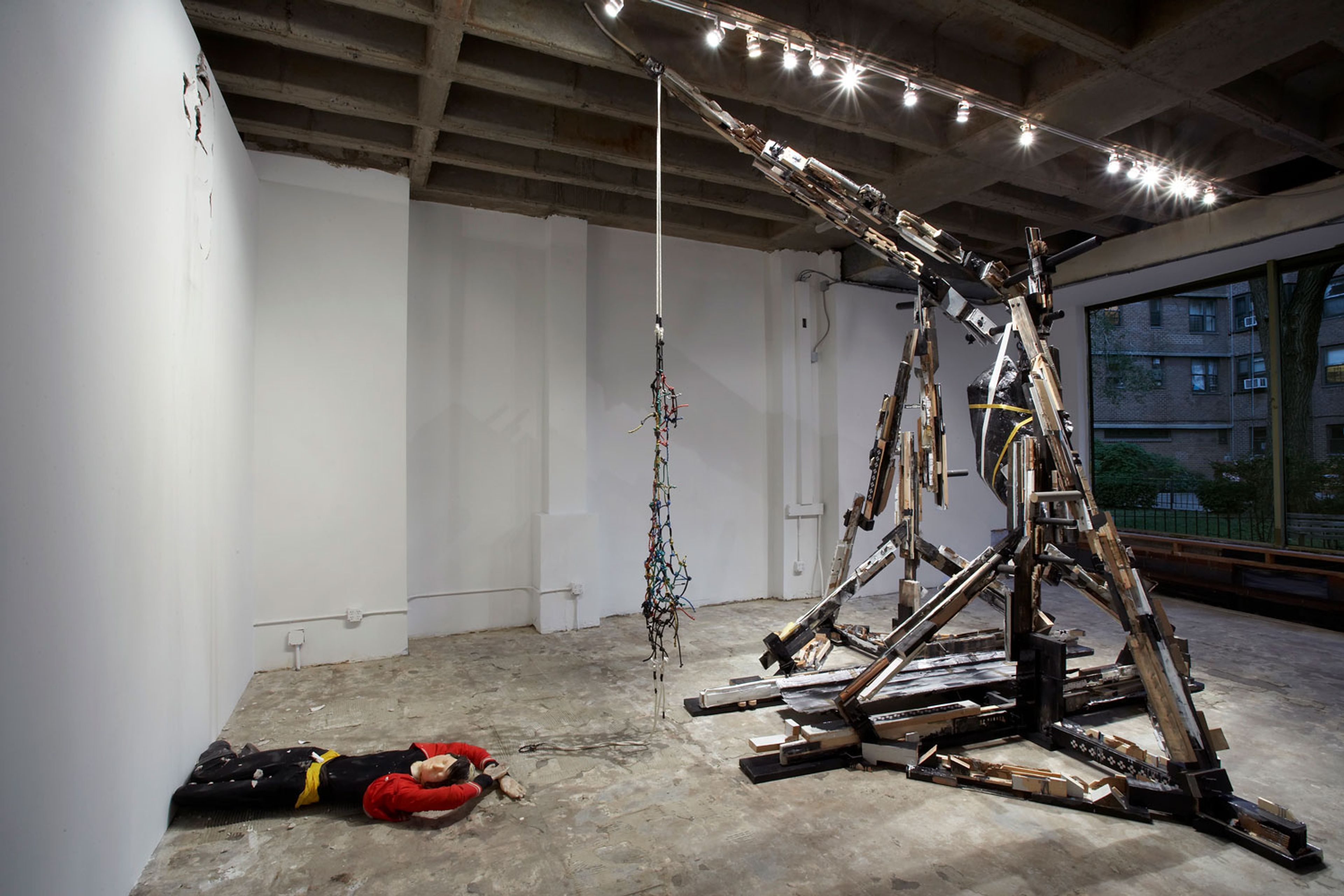 Installation view, Andra Ursuta: Vandal Lust, at Ramiken Crucible in Brooklyn, dated 2011.