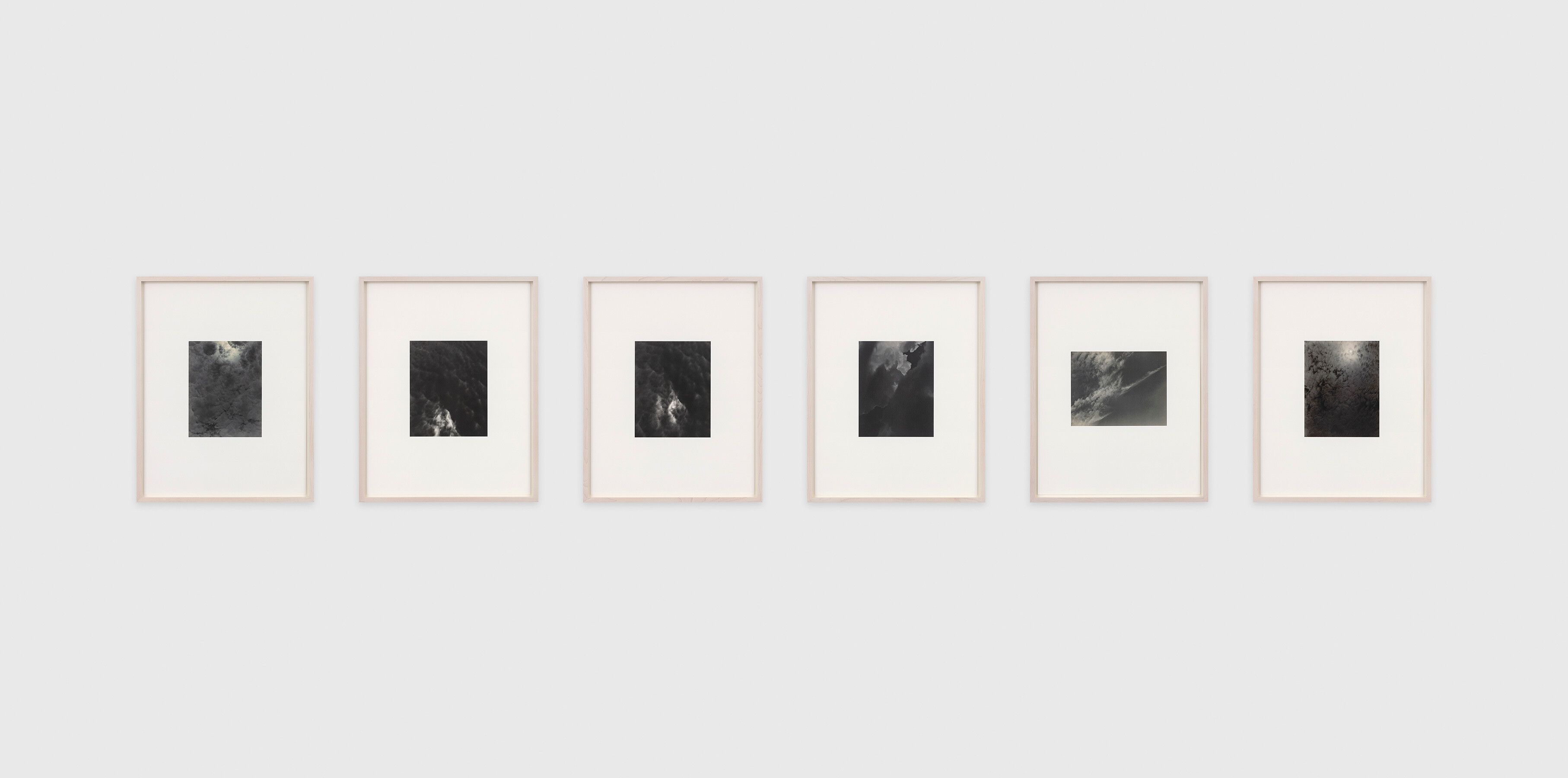 A series of six archival giclée prints by Sherrie Levine, titled After Stieglitz: Set E: 25-30, dated 2023.