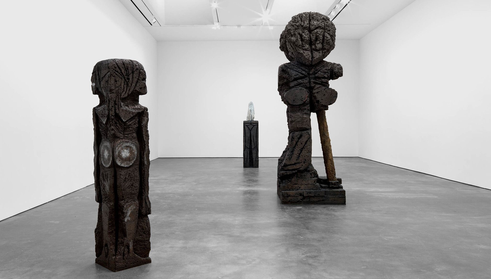 An Installation view, Huma Bhabha: Welcome…to the one who came, David Zwirner, New York, dated 2024
