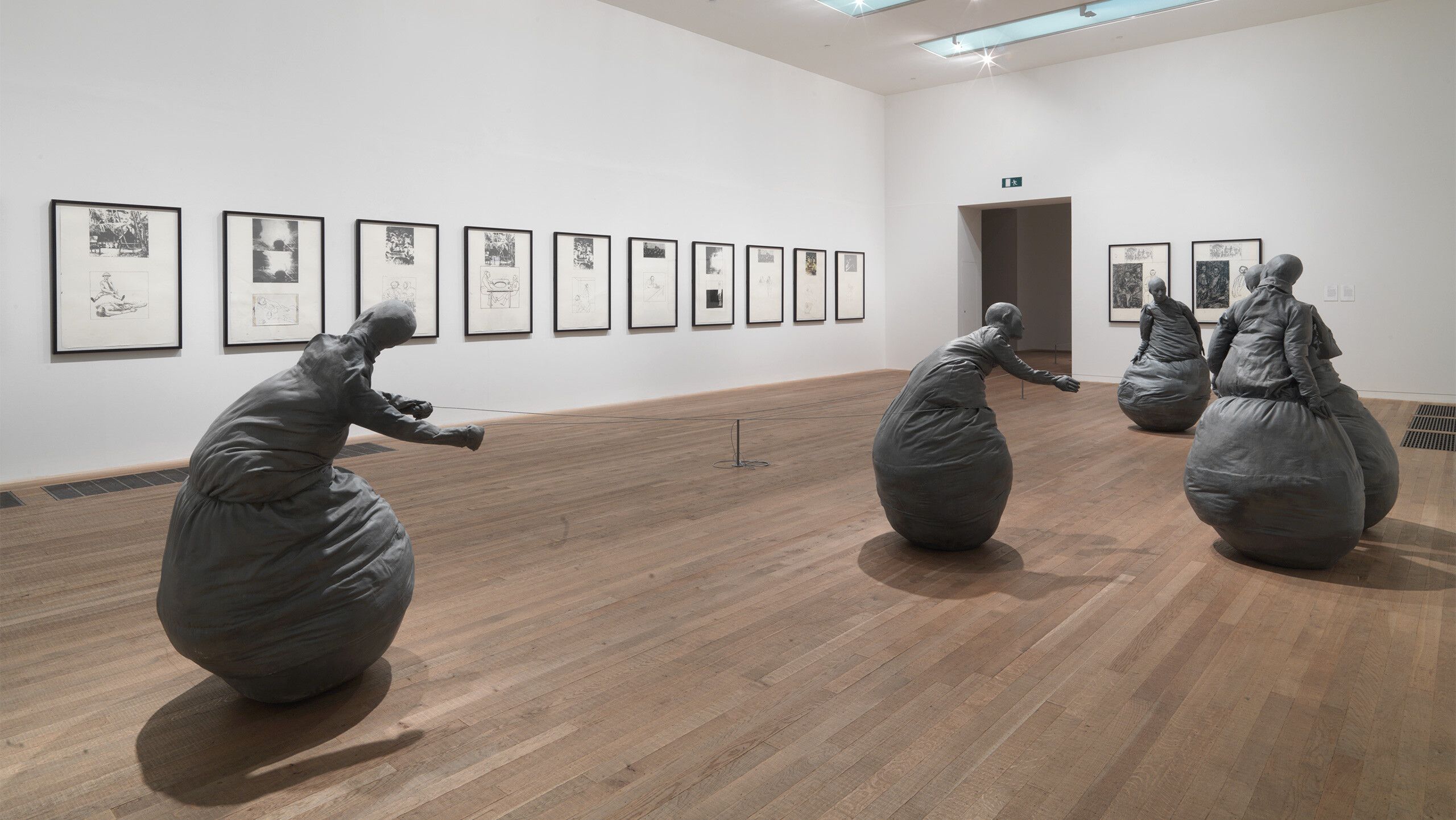 Installation view, Juan Muñoz: A Retrospective, Tate Modern, London, 2008