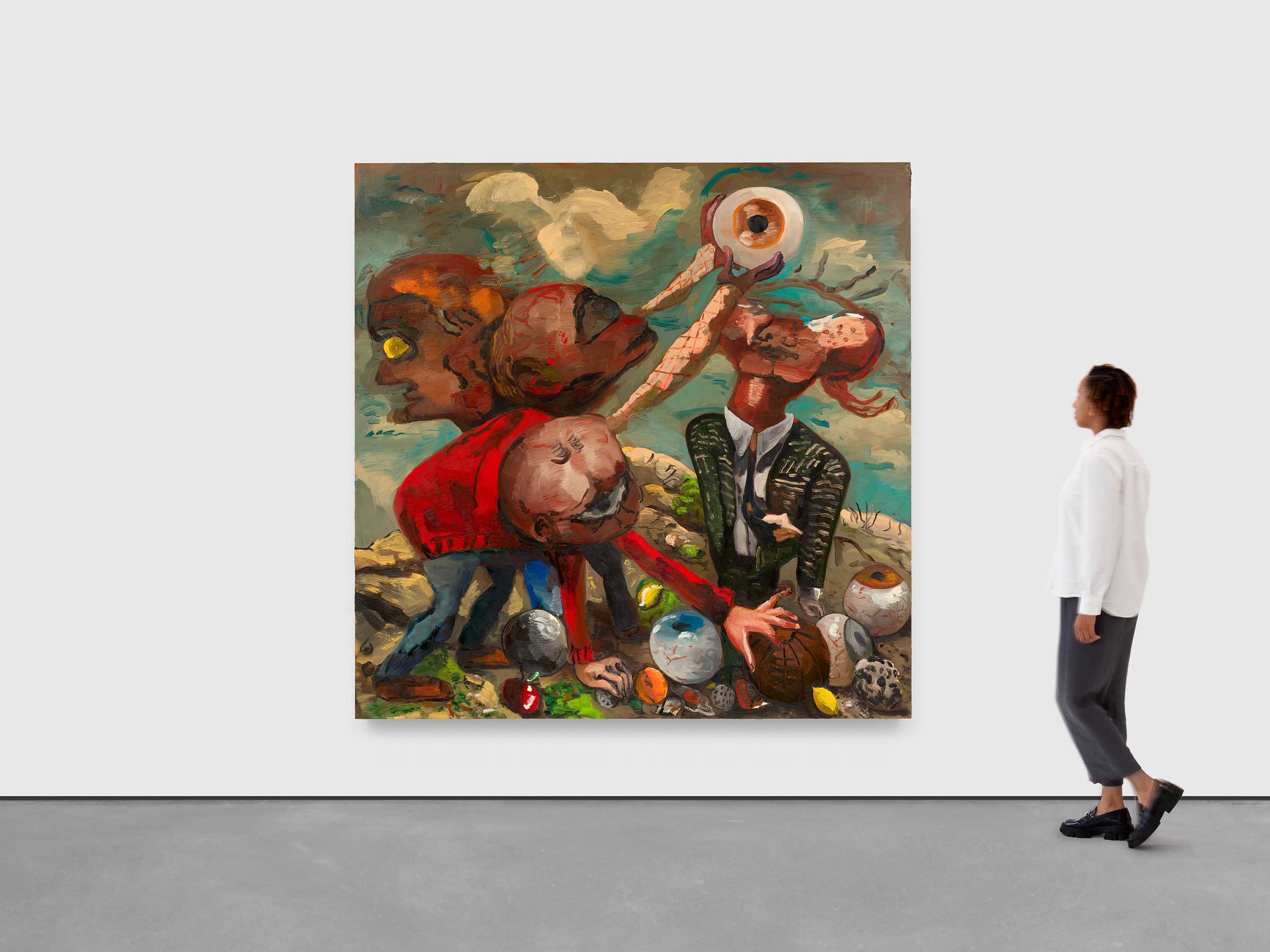 絵画 post-nut clarity Dana Schutz: The Optometrists, 2024 | David Zwirner