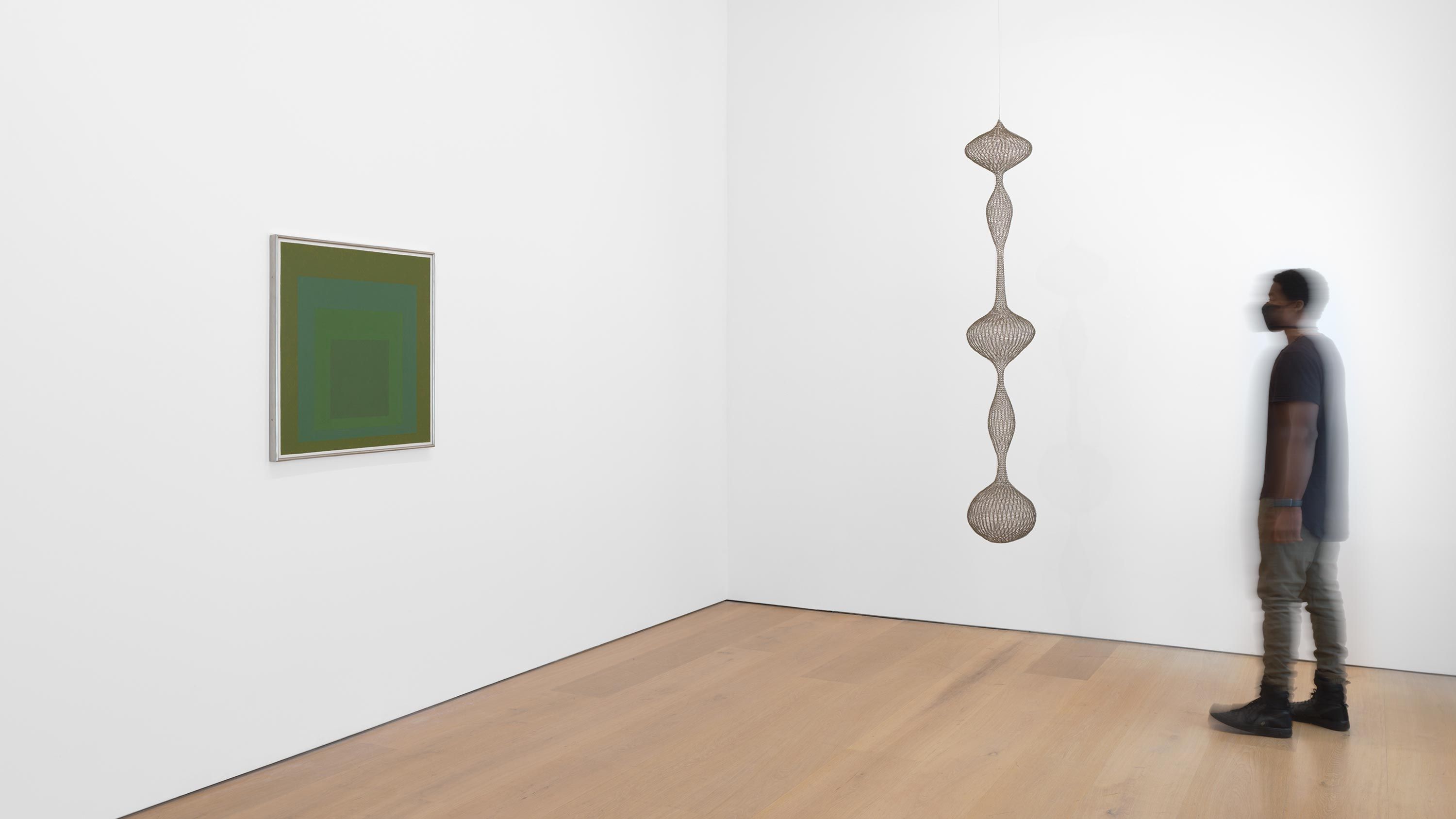 An installation view of PROGRAM at David Zwirner, New York, dated 2021.