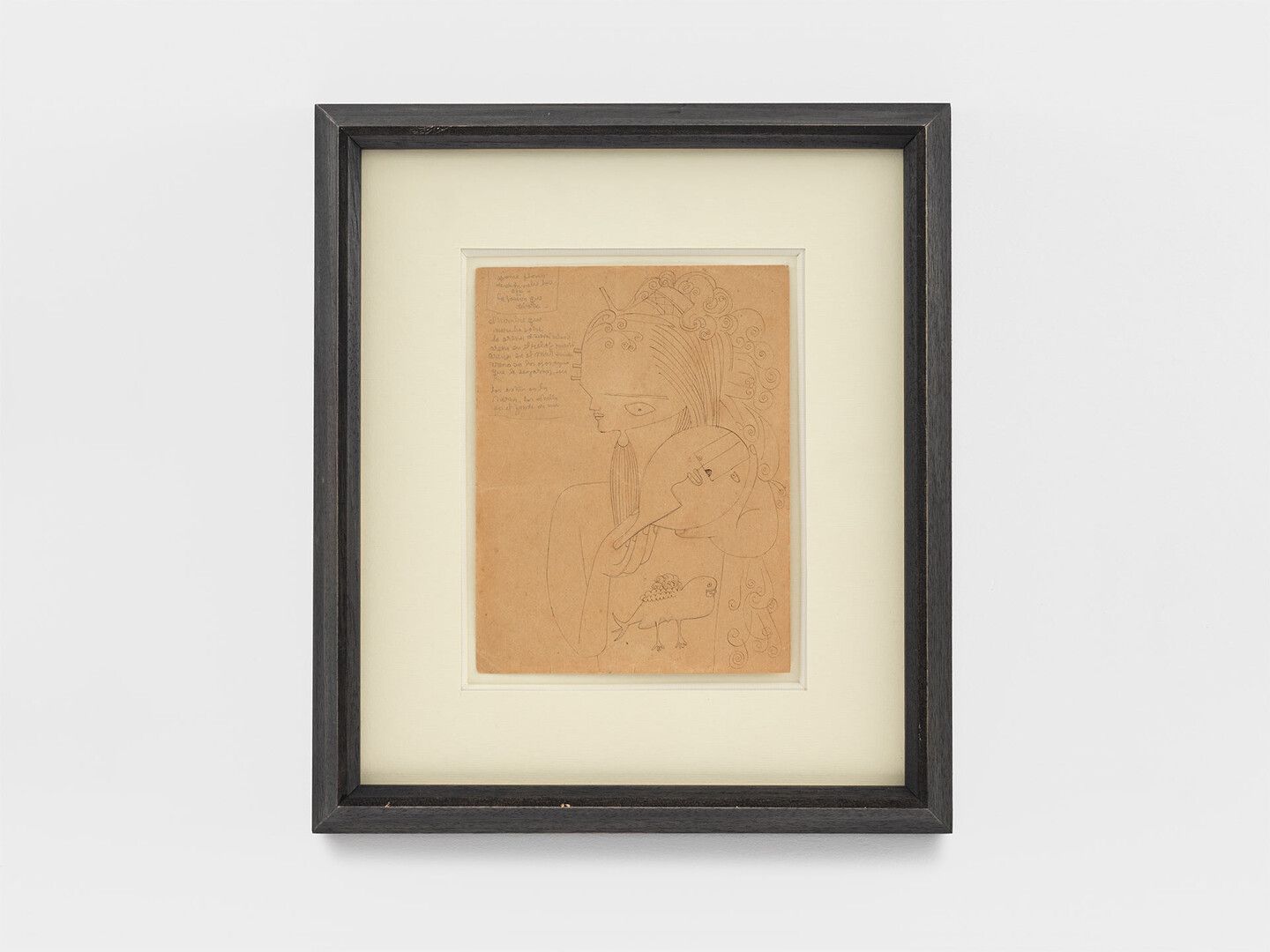 A drawing by Wifredo Lam, titled Sans Titre (Untitled), dated 1941.
