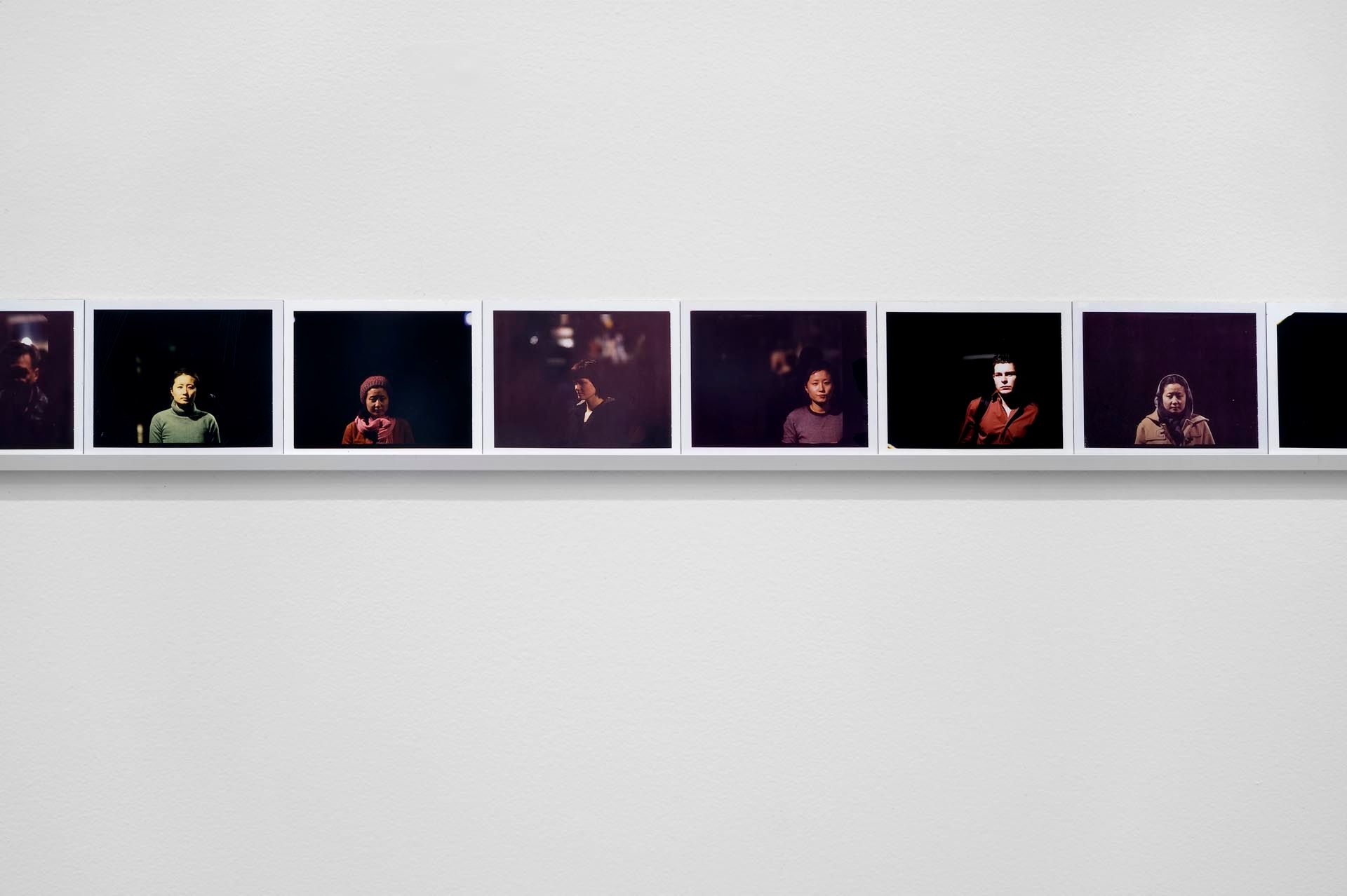 Installation view of the exhibition Philip-Lorca diCorcia: Thousand, at David Zwirner in New York, dated 2009. 