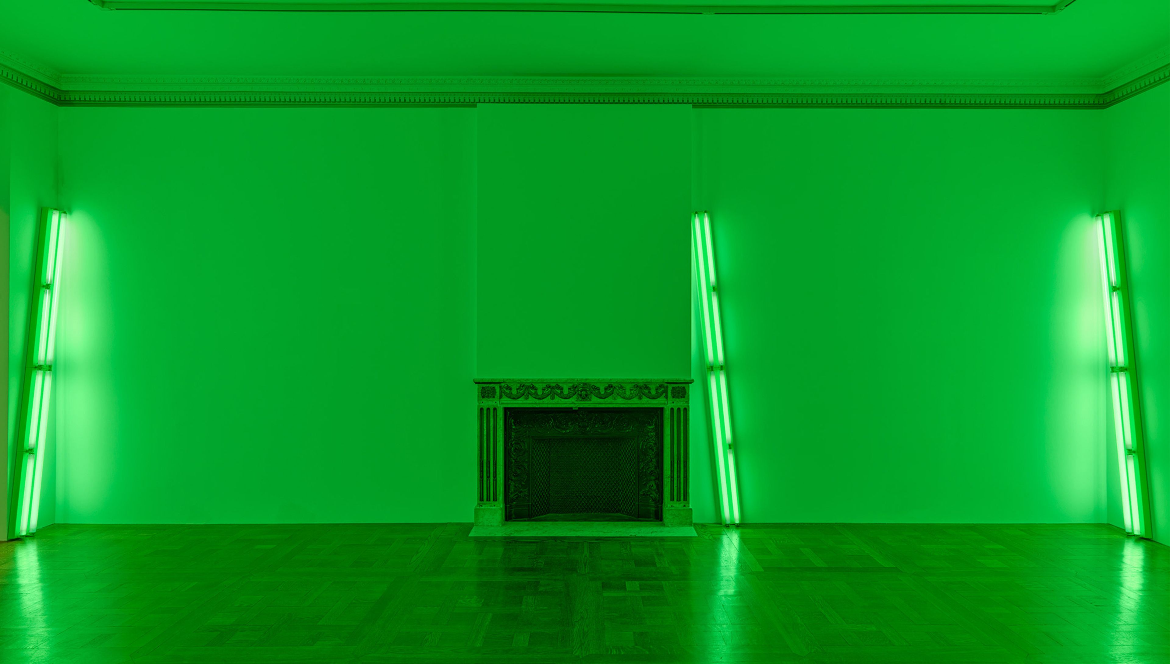 An Installation view, Dan Flavin: Kornblee Gallery 1967, David Zwirner, New York, dated 2023