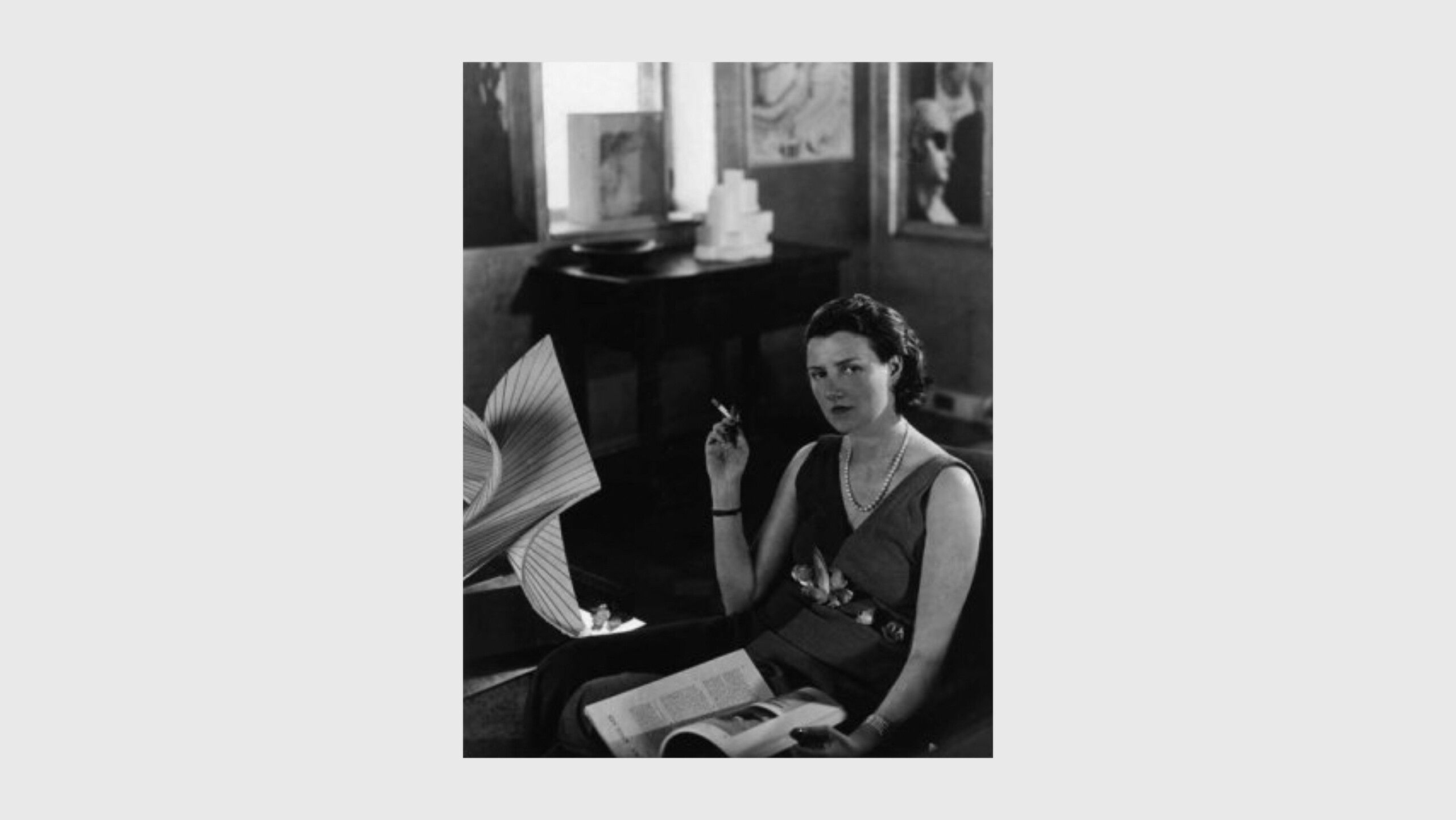 A Photo by Rogi André of Peggy Guggenheim, circa 1930
