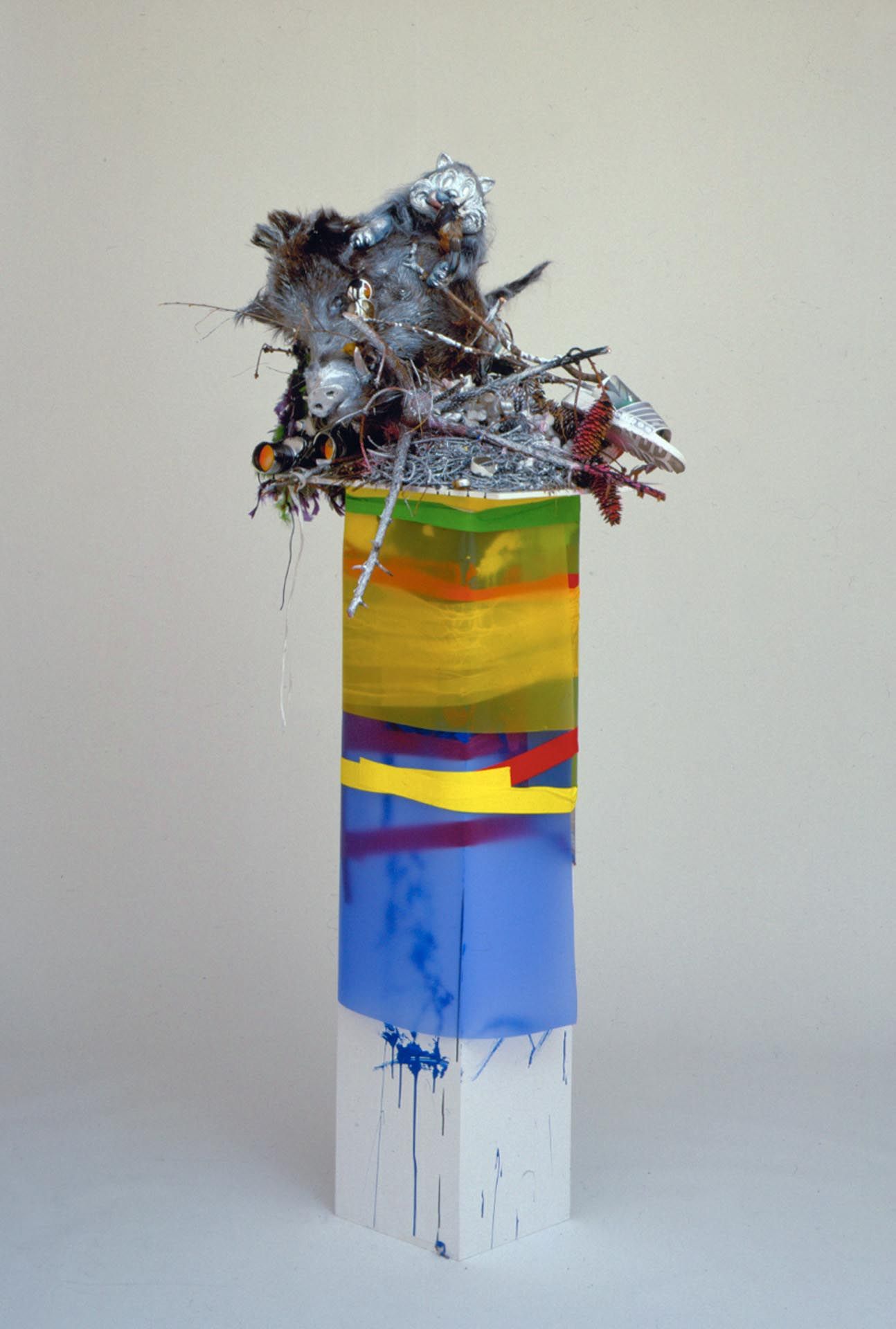 A sculpture by Isa Genzken, titled Eber, dated 2004.