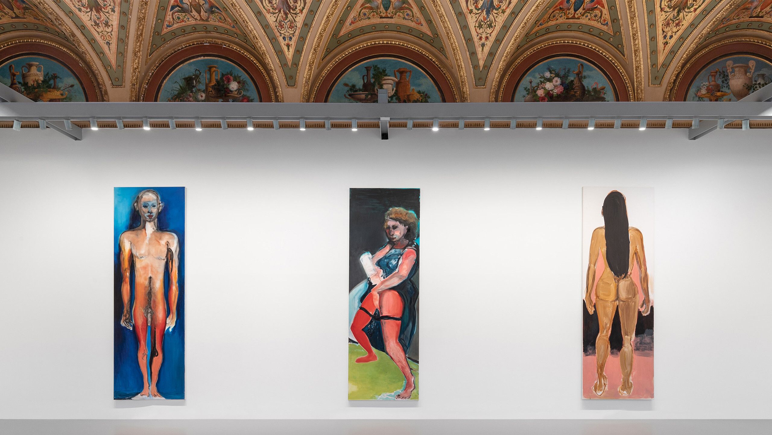 An Installation view, Marlene Dumas: open-end, Palazzo Grassi, Venice, 2022. Photo by Marco Cappelletti and Filippo Rossi. © Palazzo Grassi. © Marlene Dumas
