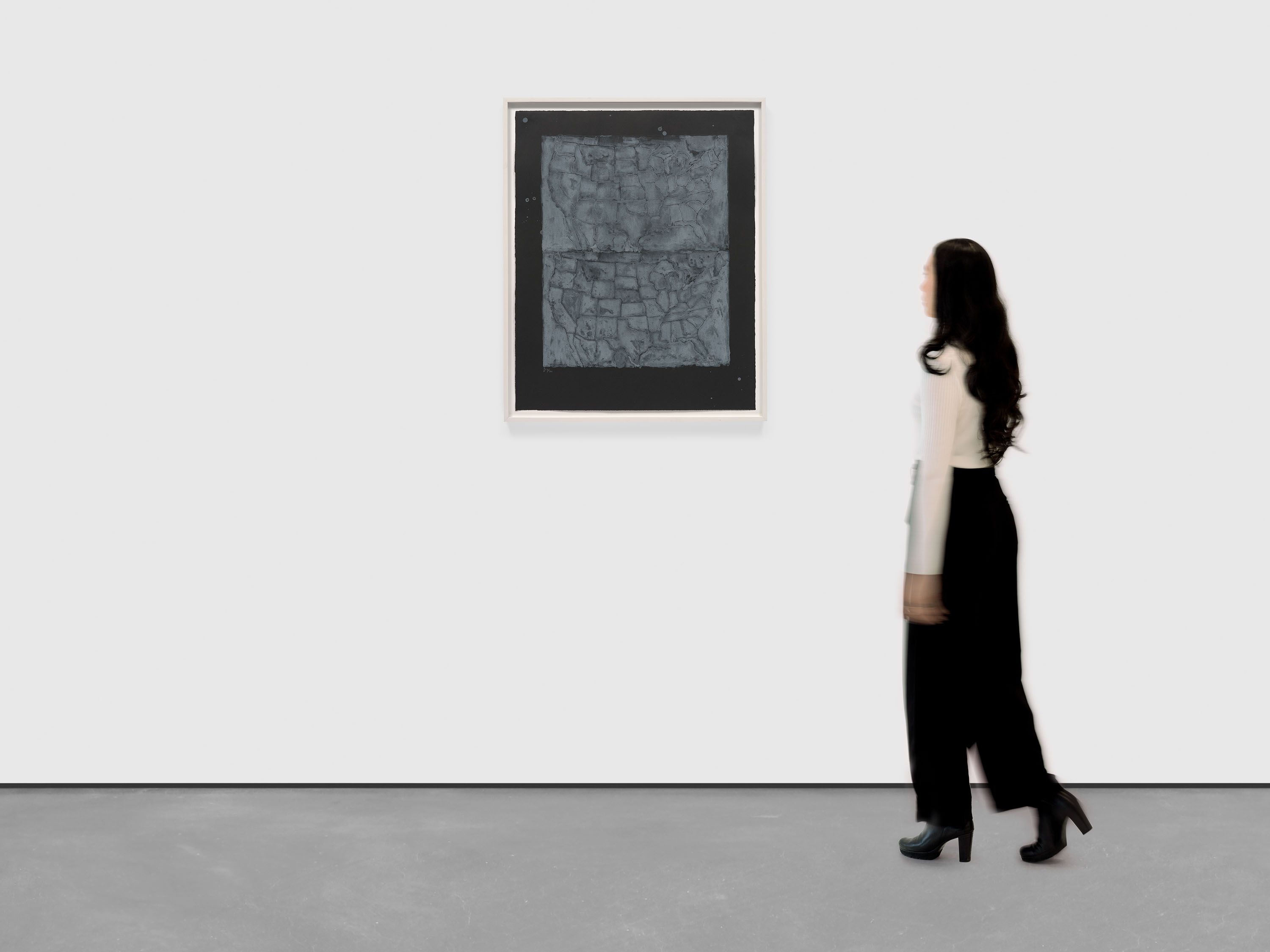 Jasper Johns: Two Maps I, 1965-1966 | David Zwirner