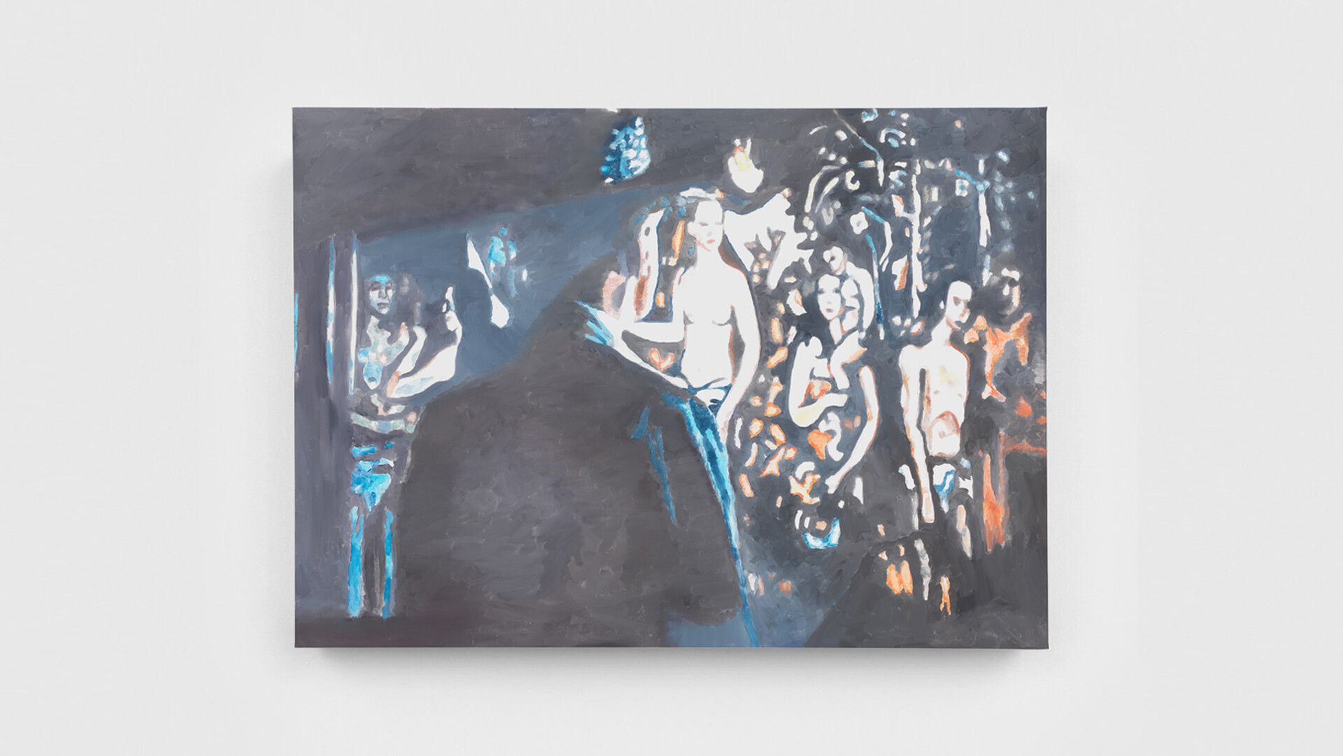 An oil painting on canvas by Luc Tuymans, titled Allo! II, dated 2012.