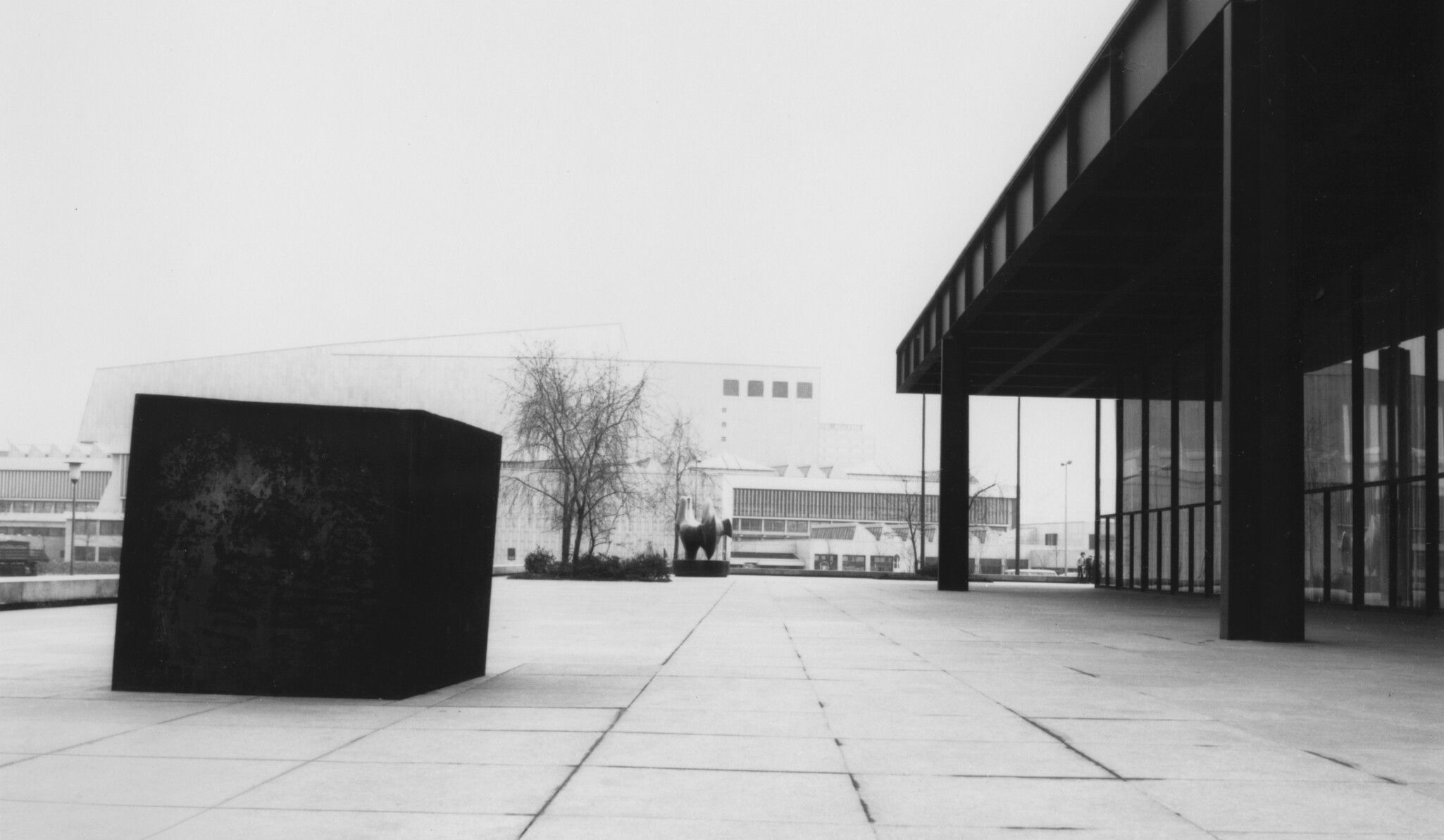 Berlin Block (For Charlie Chaplin), 1977, forged steel, installed in front of Nationalgalerie, Berlin. Photo: Reinhard Friedrich