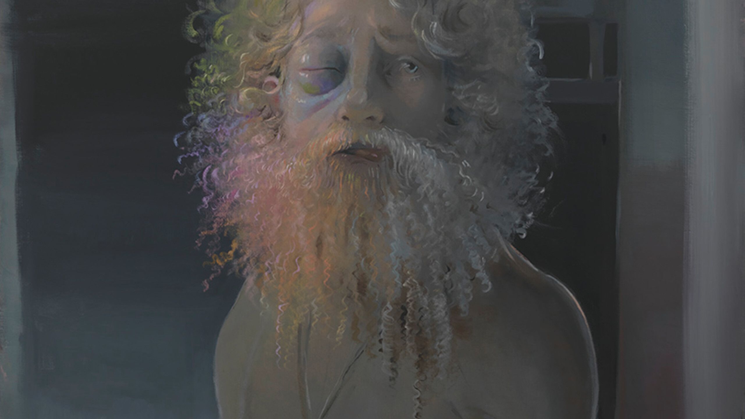 A Lisa Yuskavage, Dude of Sorrows, 2015 (detail)
