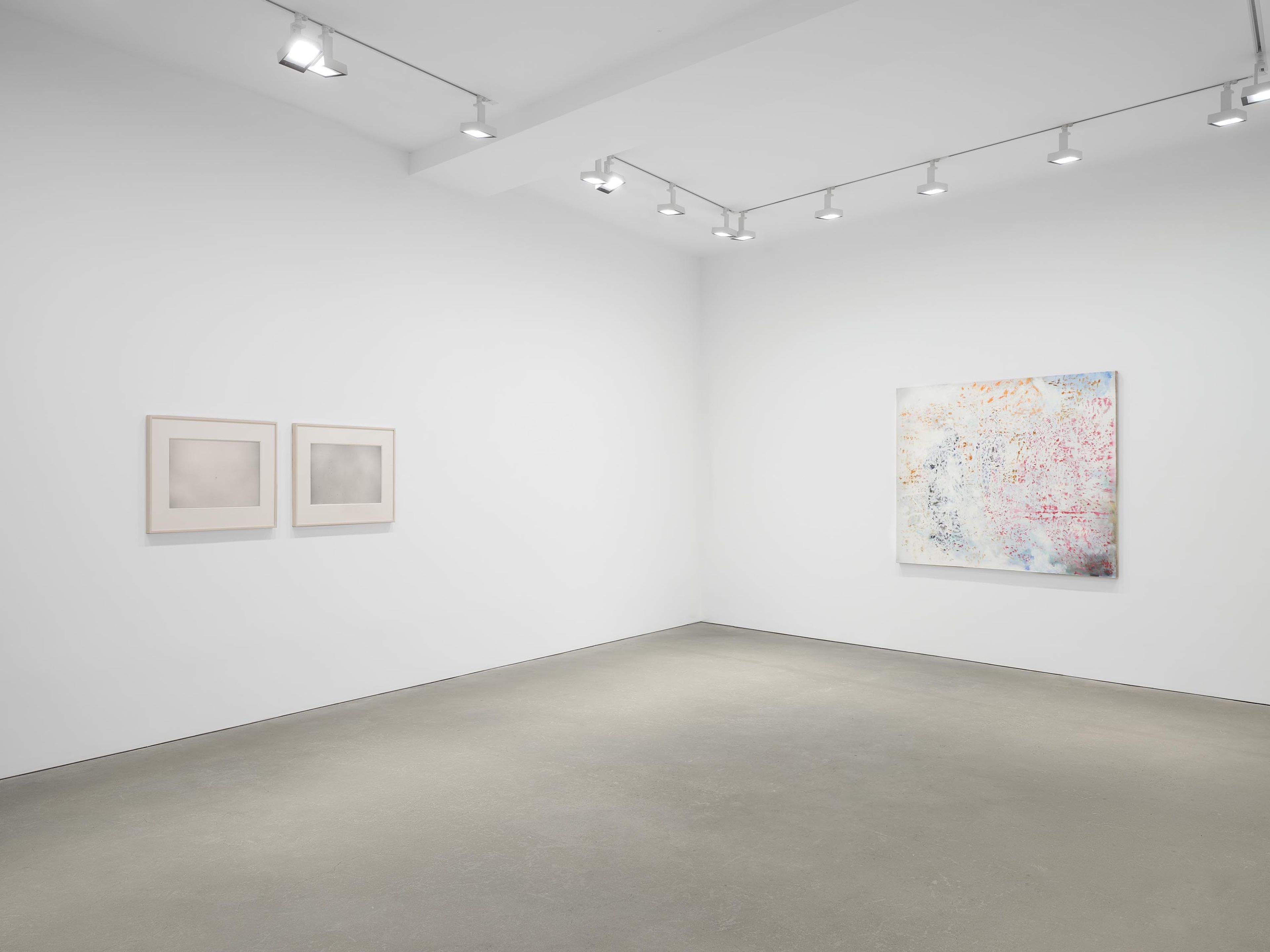 An installation of the exhibition, Border(line), at David Zwirner in Hong Kong, dated 2025.