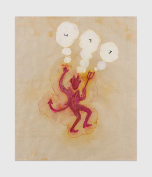 Robert Therrien — No title (devil thinking about three feet)
