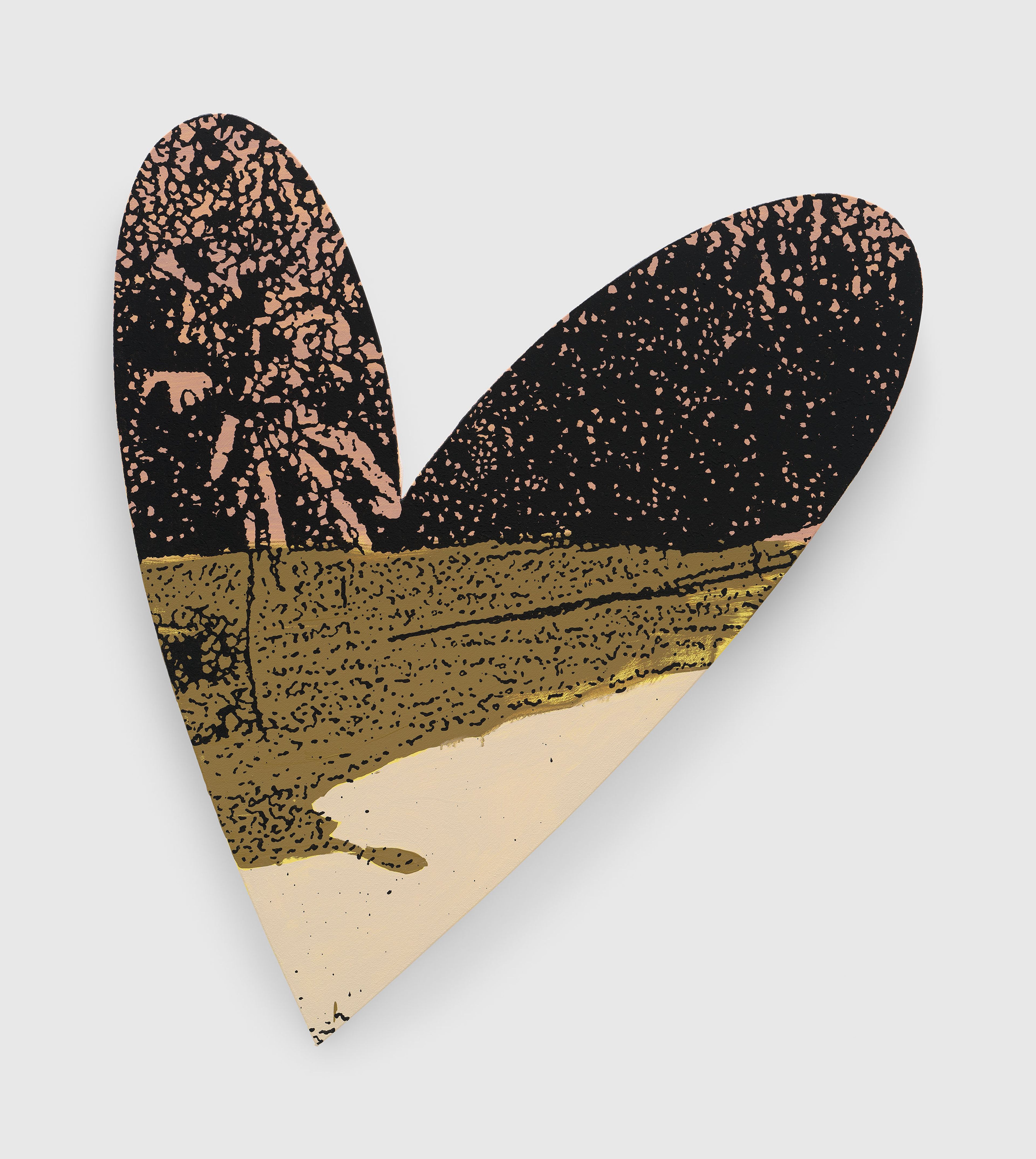 A painting by Nate Lowman, titled Seminole, dated 2024.