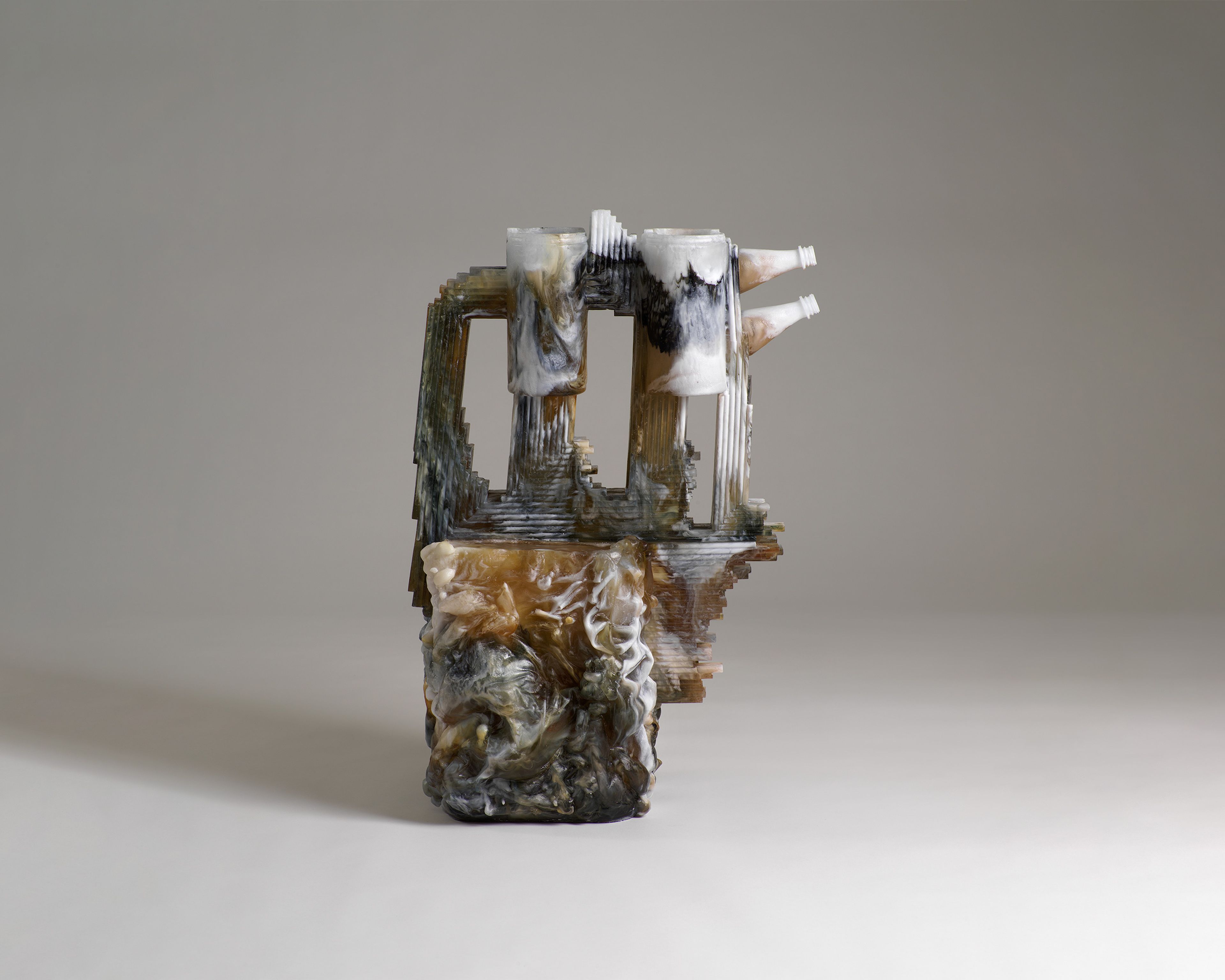 A sculpture by Andra Ursuta, titled Canopic Jerrycan, dated 2021.