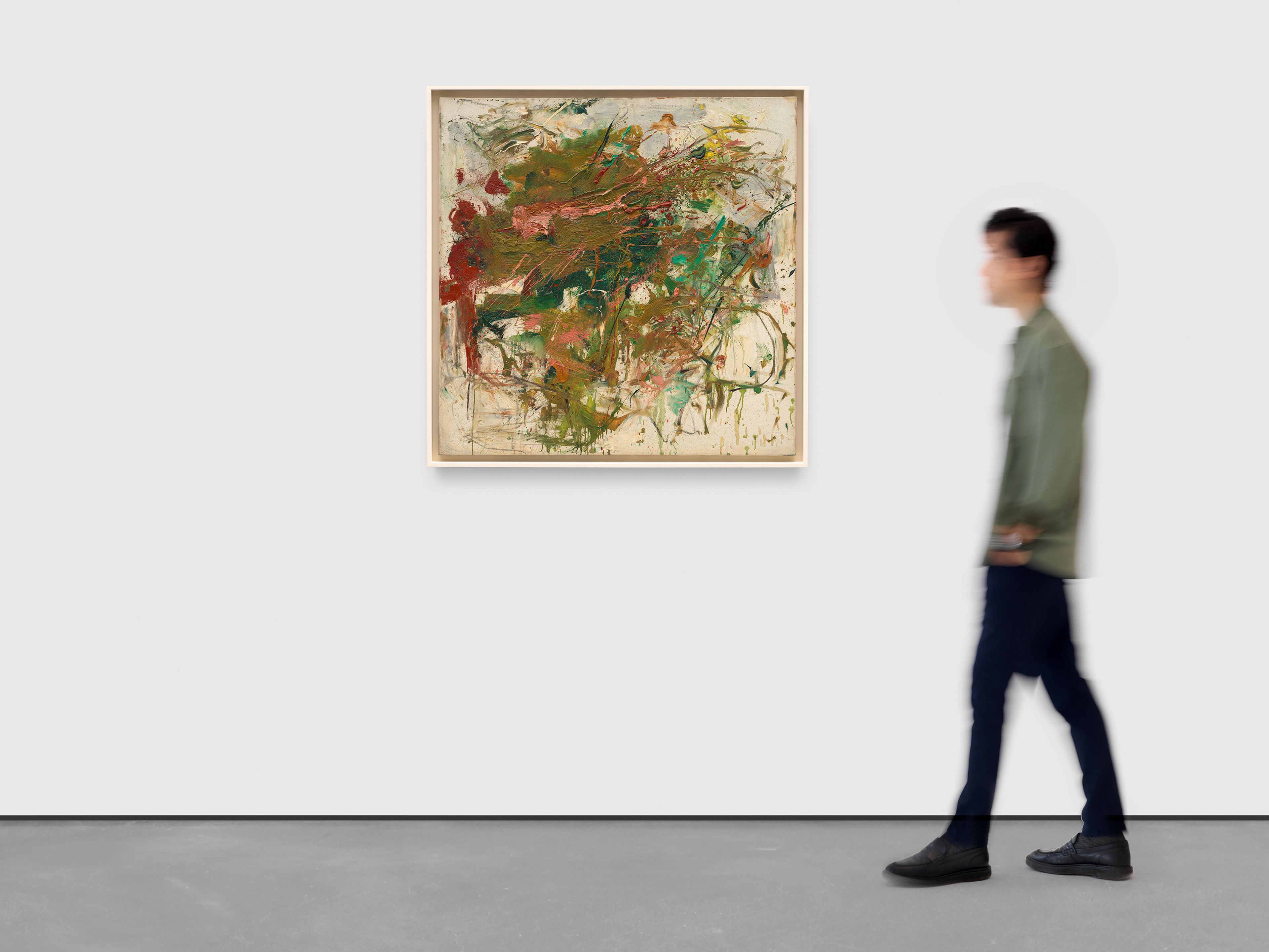 An untitled painting by Joan Mitchell, dated circa 1961.