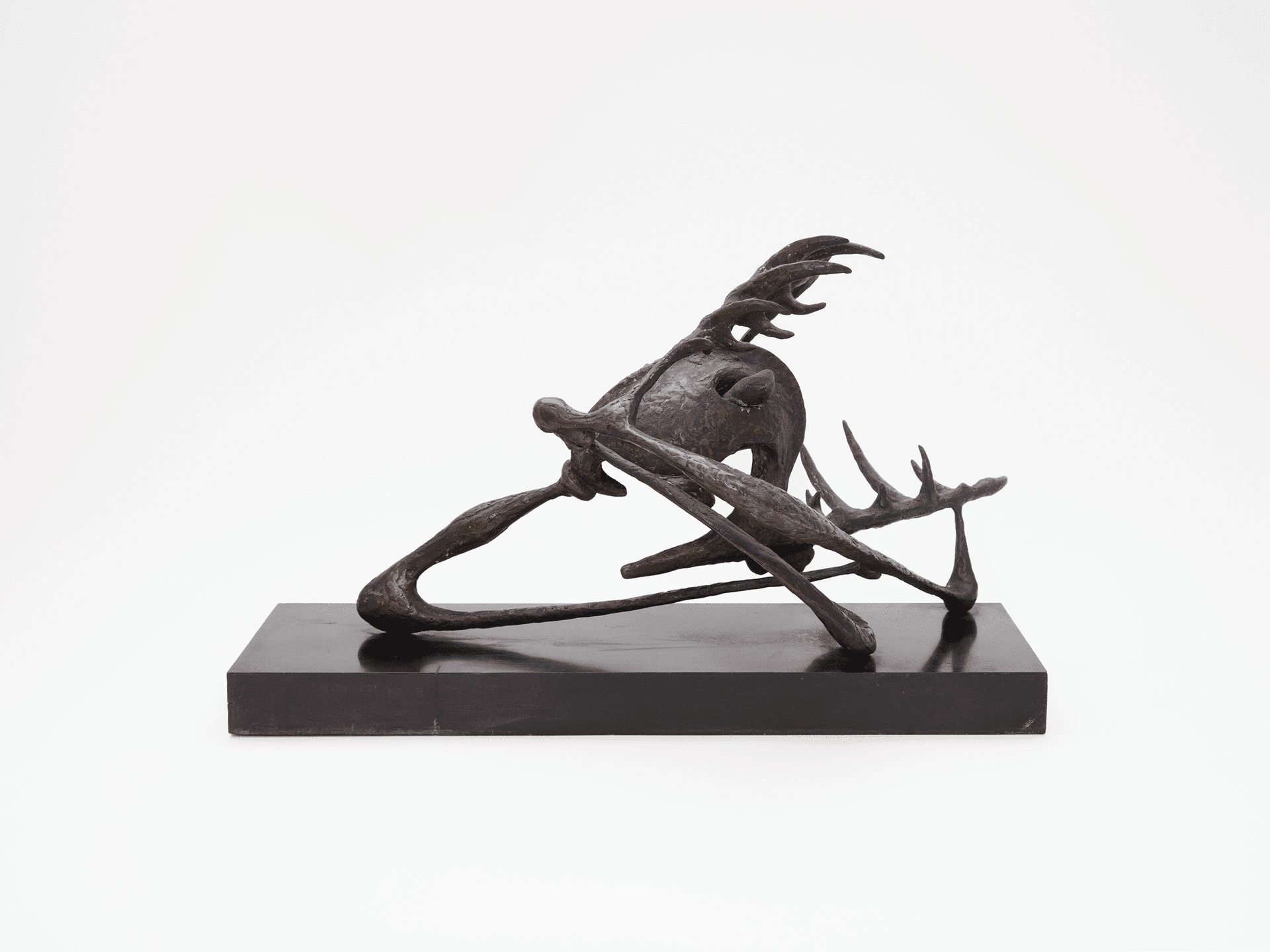 A sculpture by Herbert Ferber, titled Dragon, dated 1947.