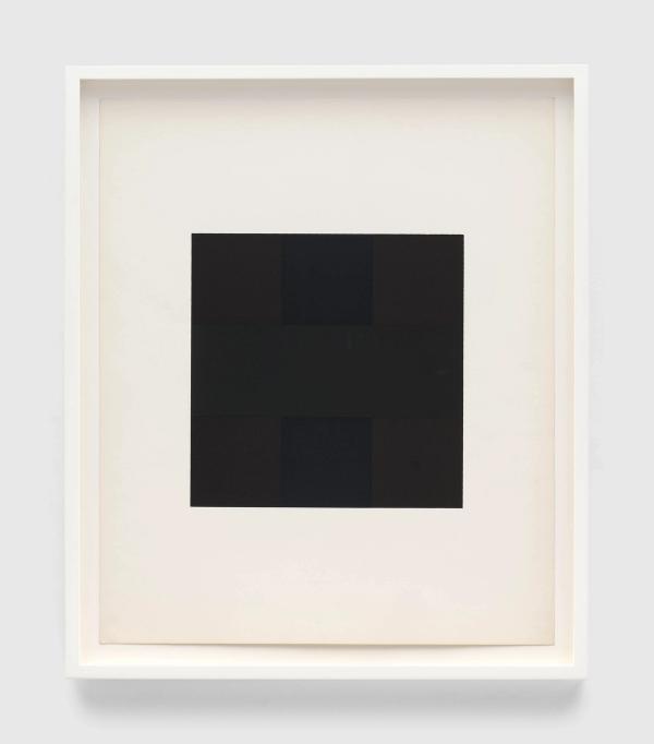 Ad Reinhardt — Untitled from X + X (Ten Works by Ten Painters)