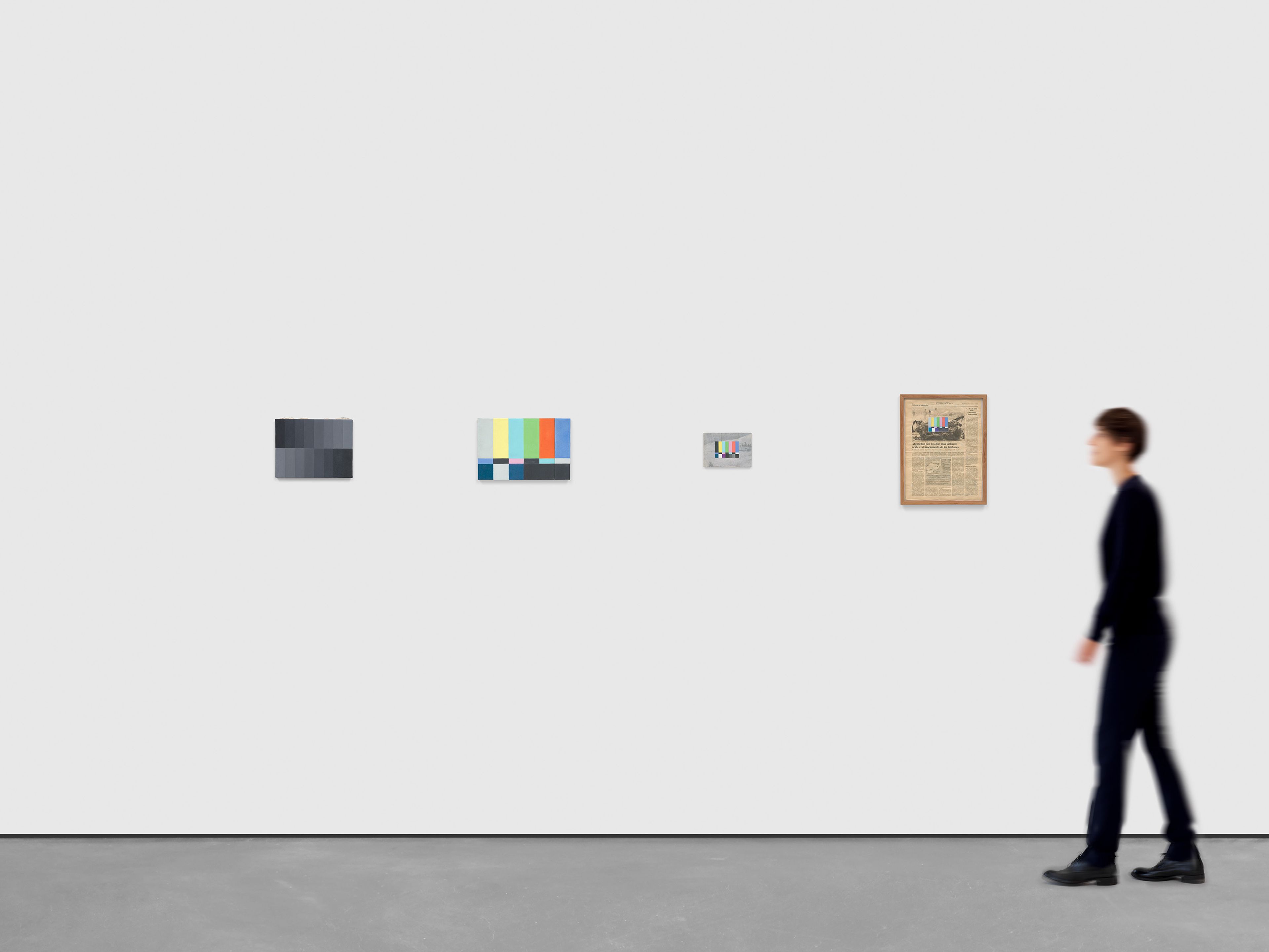 An untitled set of 4 works by Francis Alÿs, dated 2006 to 2012.
