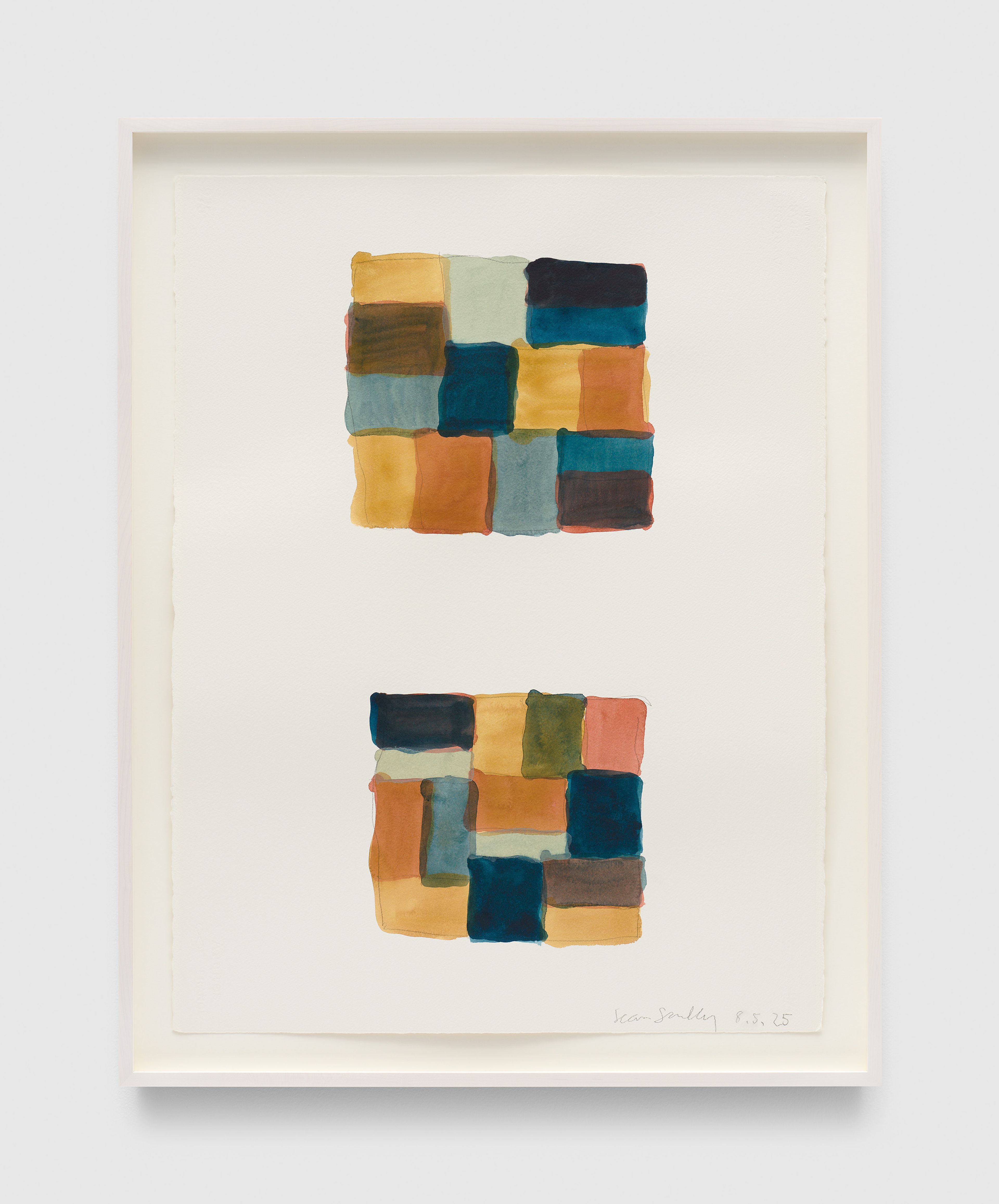 A painting by Sean Scully, titled 8.5.25, dated 2025.