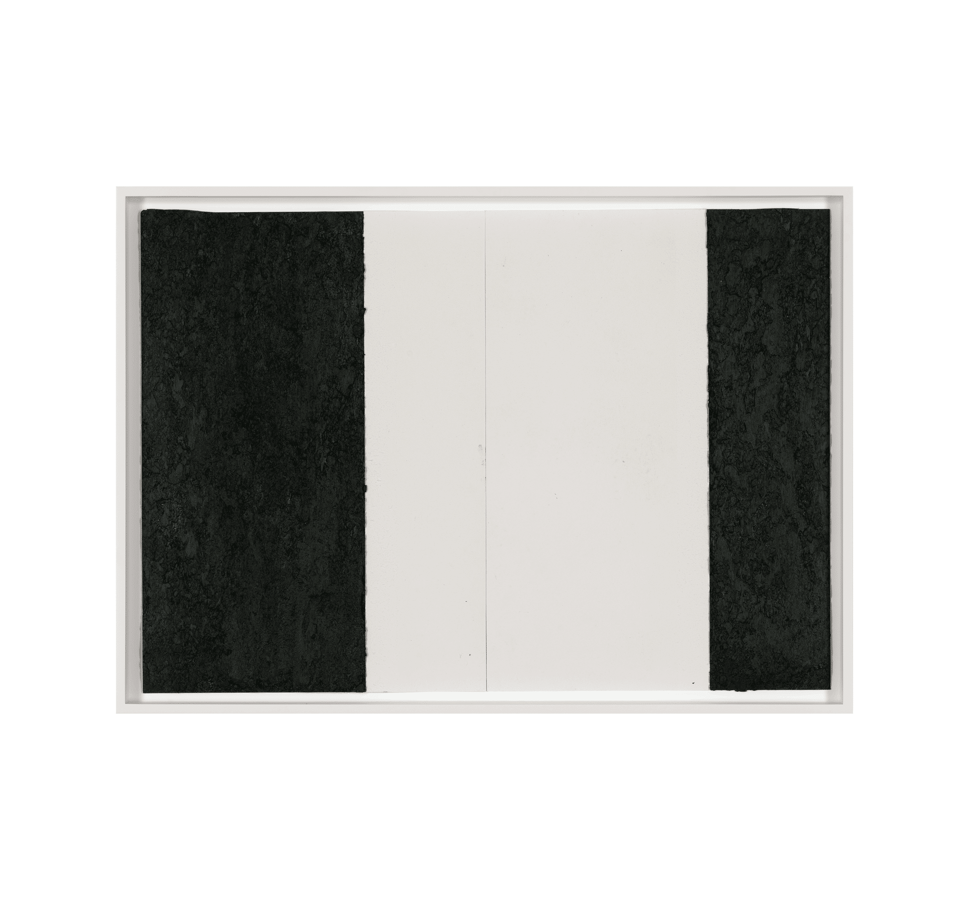 A drawing by Richard Serra, titled Cape Breton Horizontal Reversal #18, dated 2014.