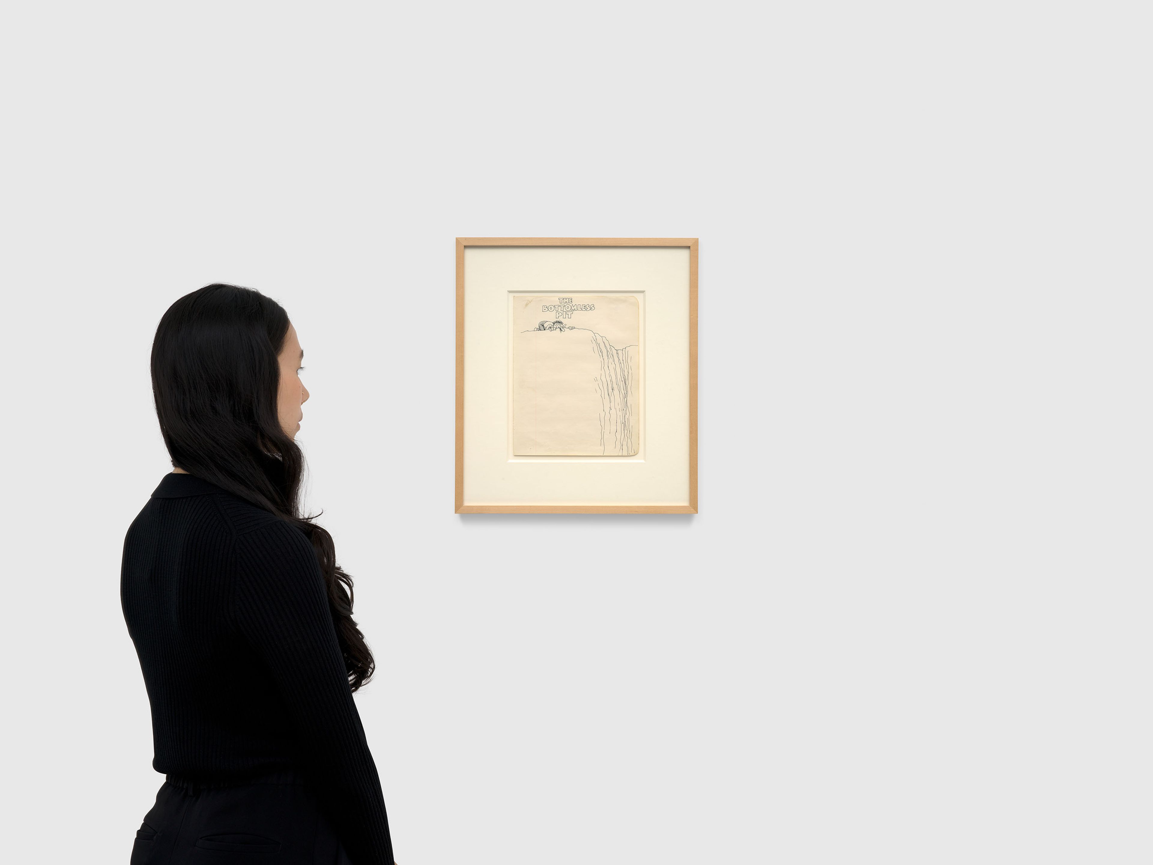 A work on paper by R. Crumb, titled Bottomless Pit, dated circa 1960-1969.