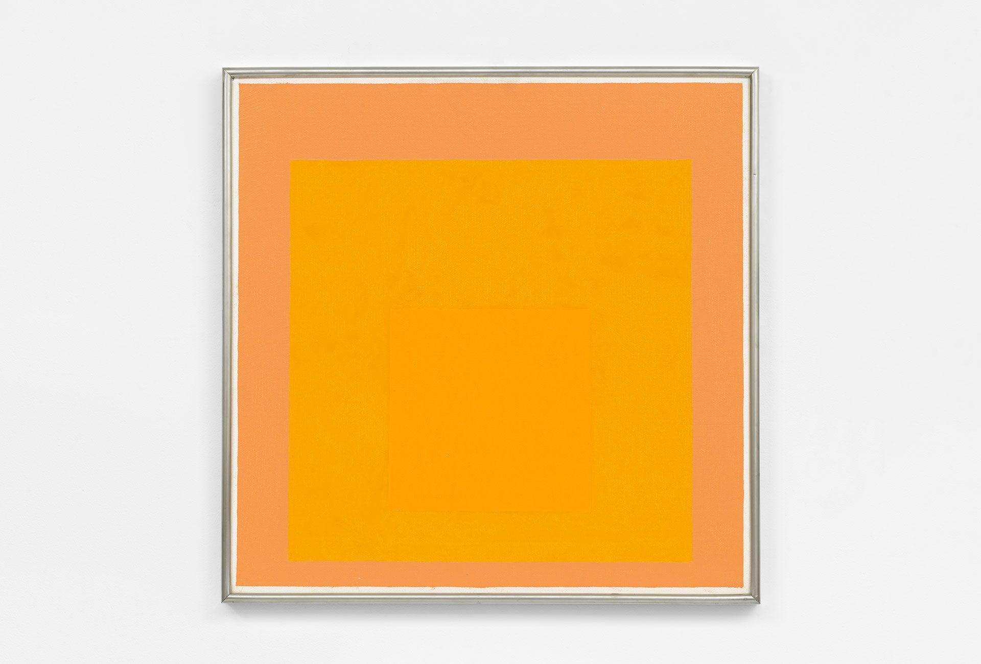 A painting by Josef Albers titled Study for Homage to the Square: See, dated 1961.