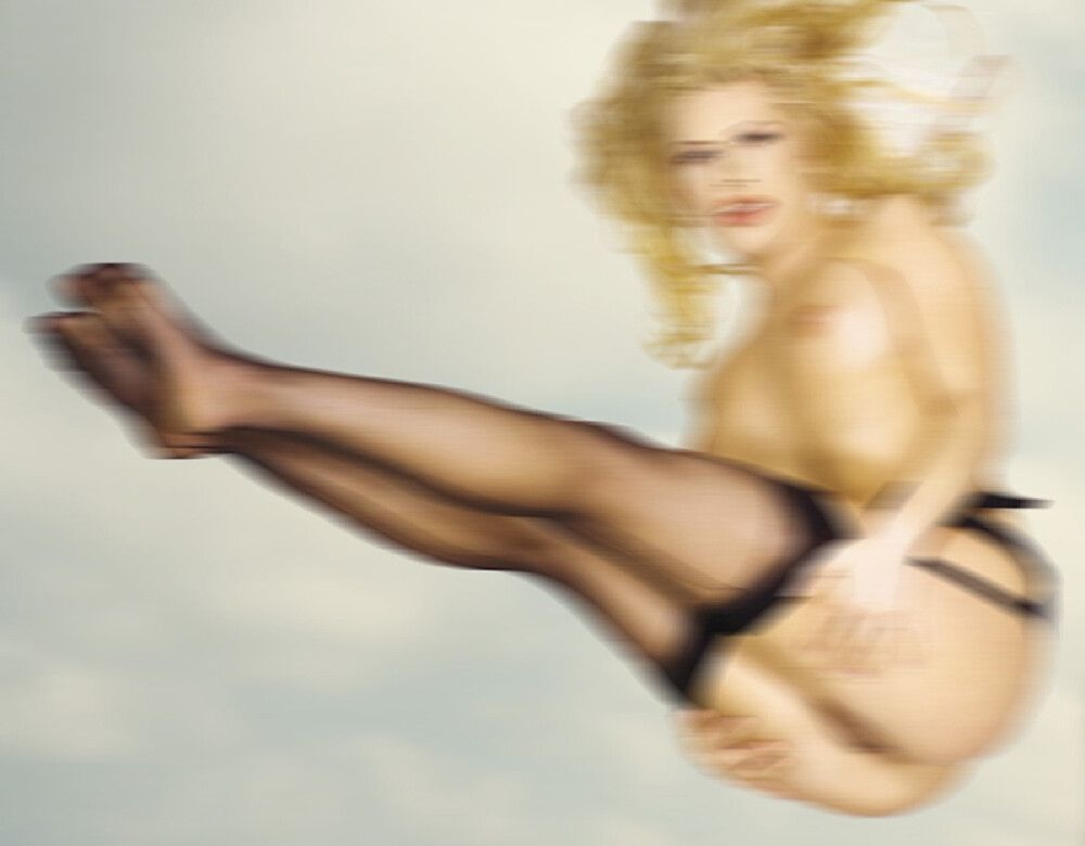 A chromogenic print by Thomas Ruff titled nudes bu04, dated 2000.