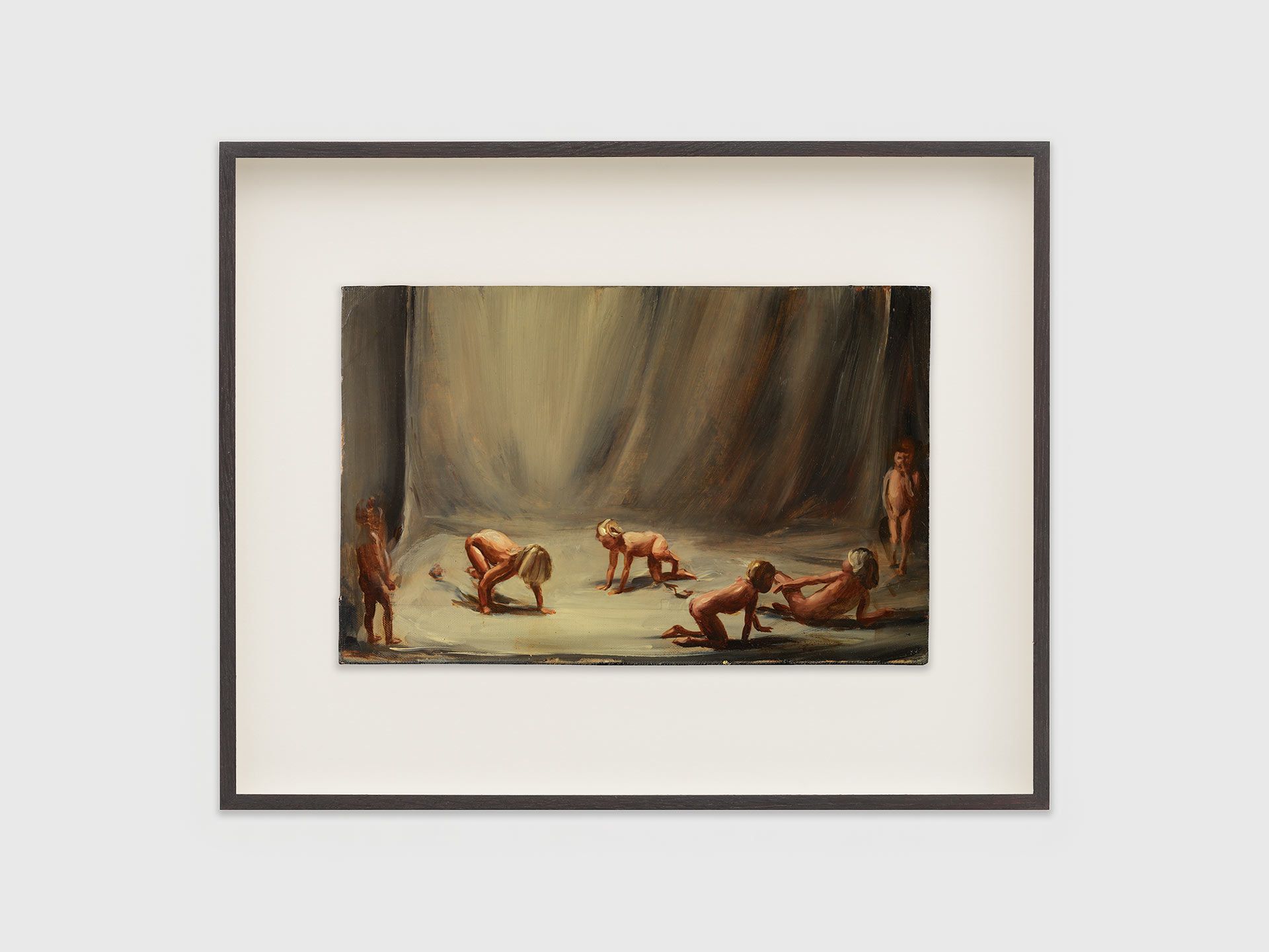 A painting by Micha√´l Borremans, titled Fire From the Sun, dated 2017.