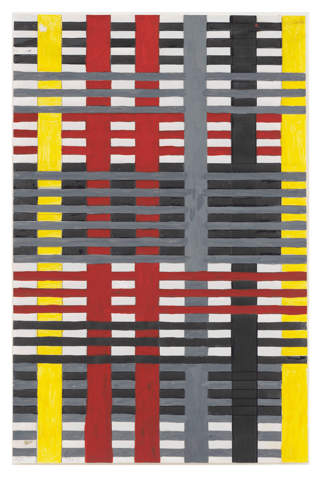 A drawing by Anni Albers, titled Design for a 1926 Unexecuted Wallhanging, undated.