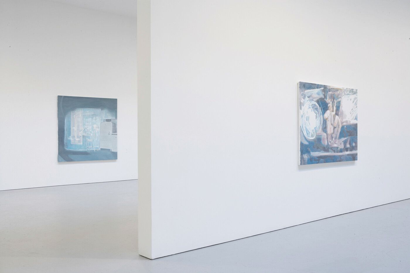 Installation view of the exhibition, Forever, The Management of Magic, at David Zwirner in New York, dated 2008.