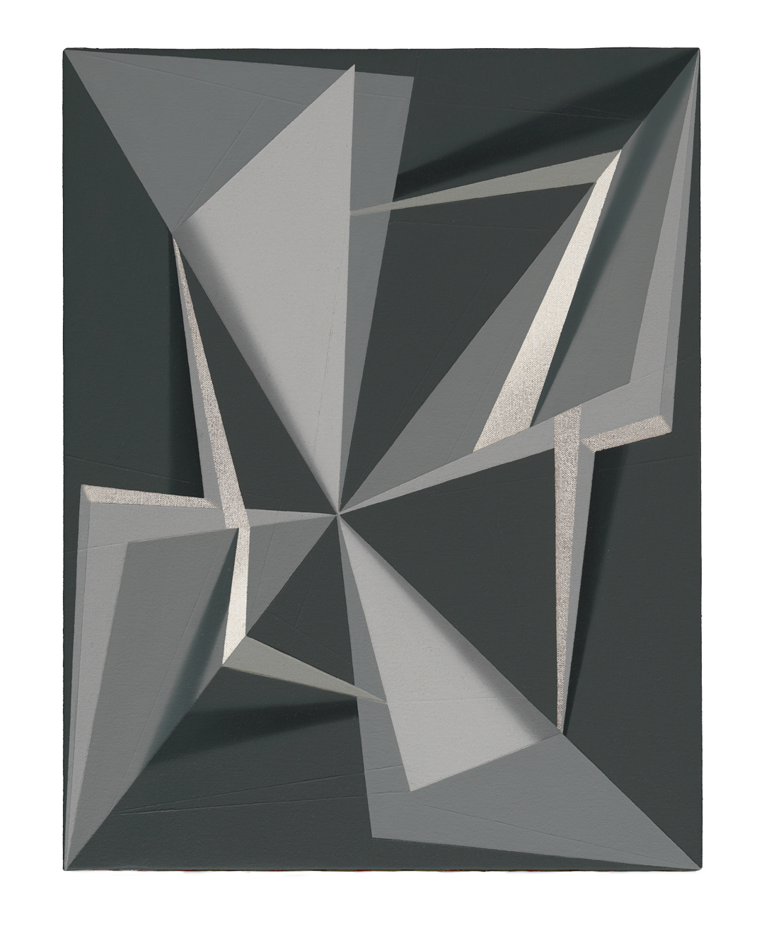 A painting by Tomma Abts, titled Eylt, dated 2019.