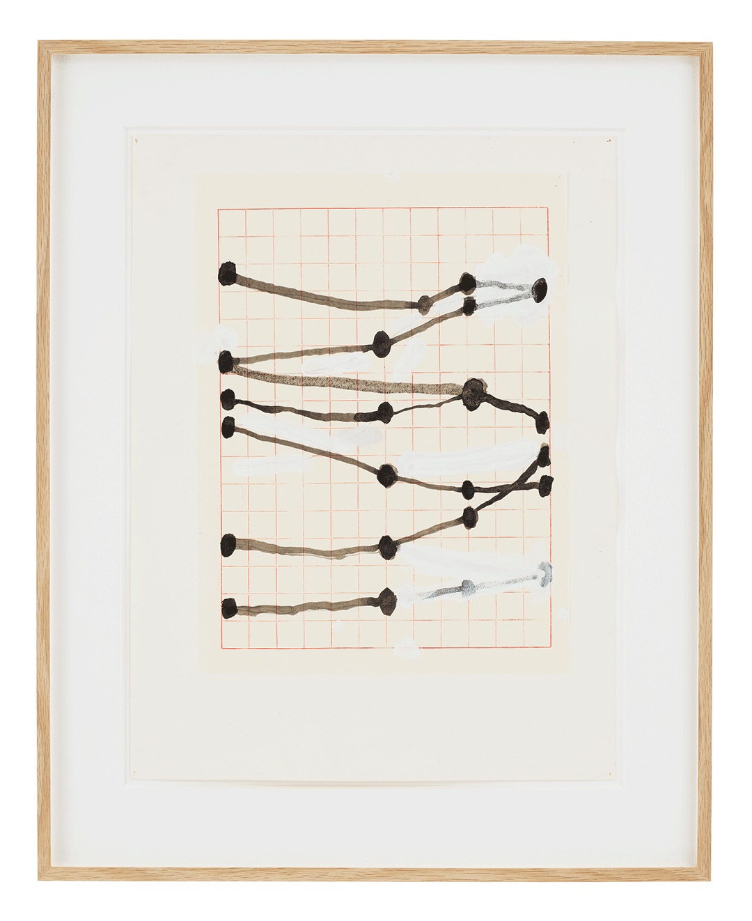 A drawing by Al Taylor, titled Untitled (Wave Theory), dated 1998.