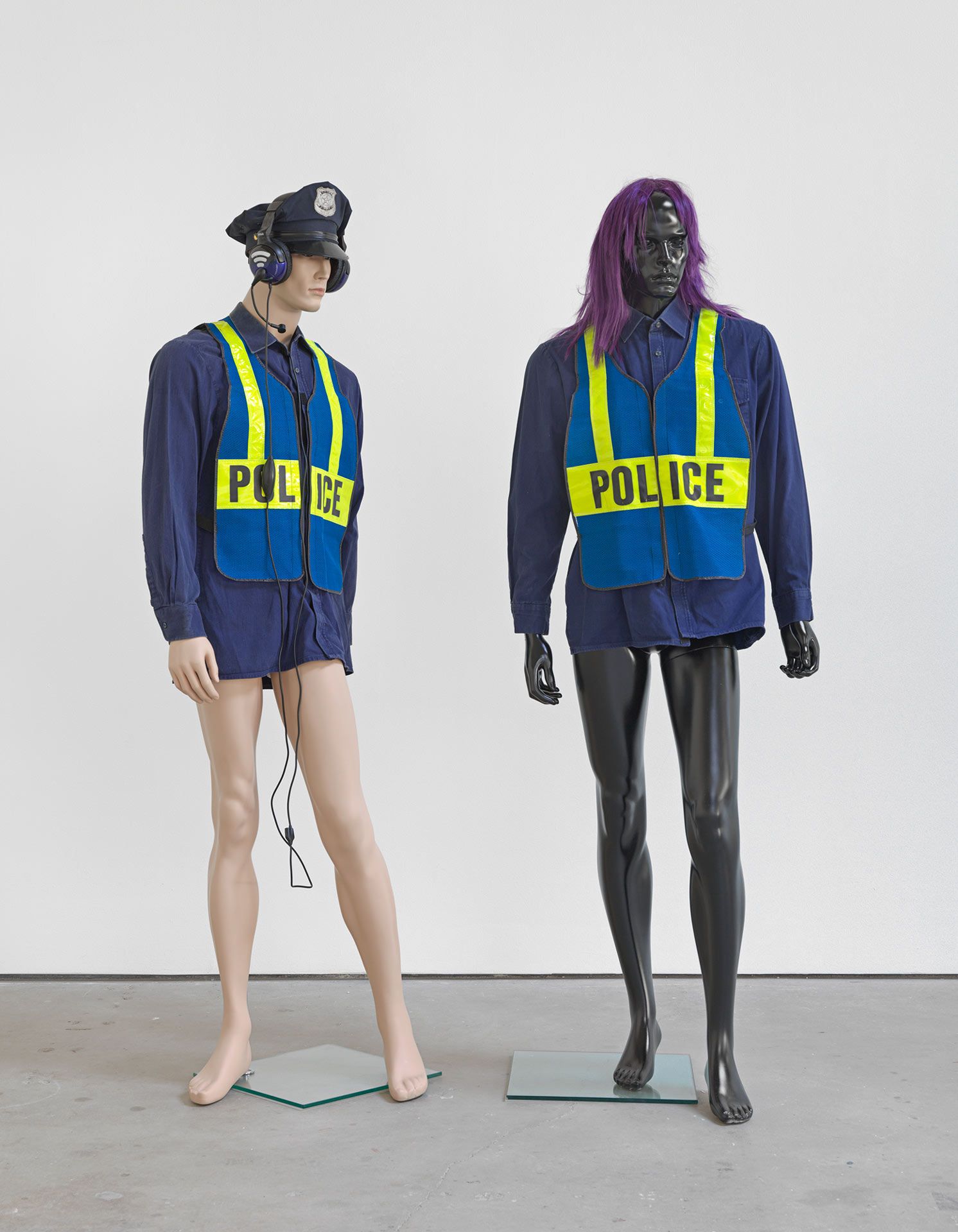 An untitled sculpture by Isa Genzken, dated 2015.