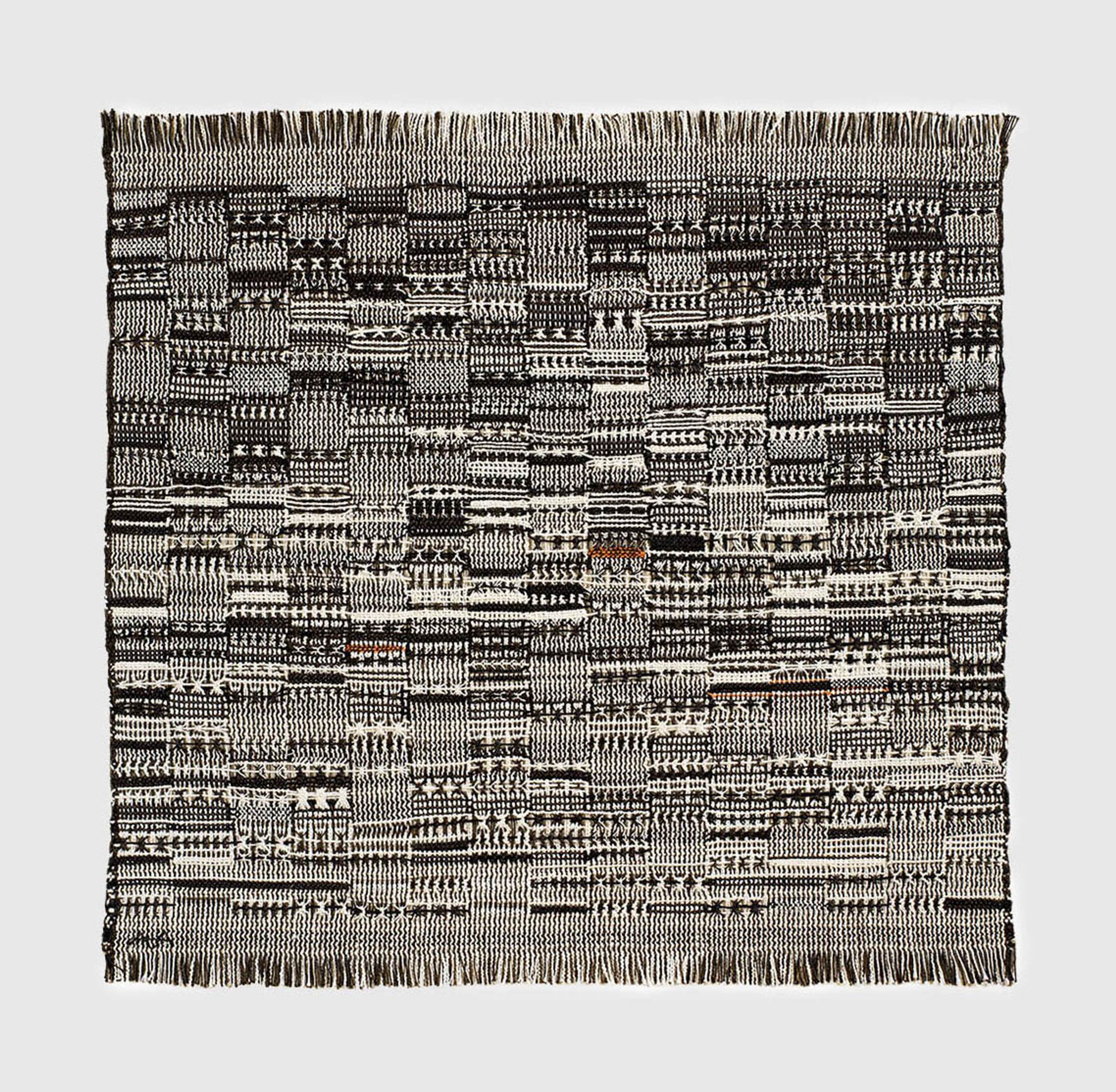 A textile by Anni Albers titled Open Letter, dated 1958.