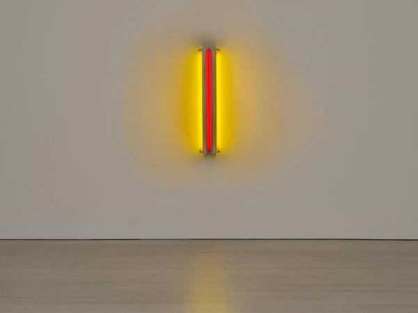Dan Flavin — three fluorescent tubes
