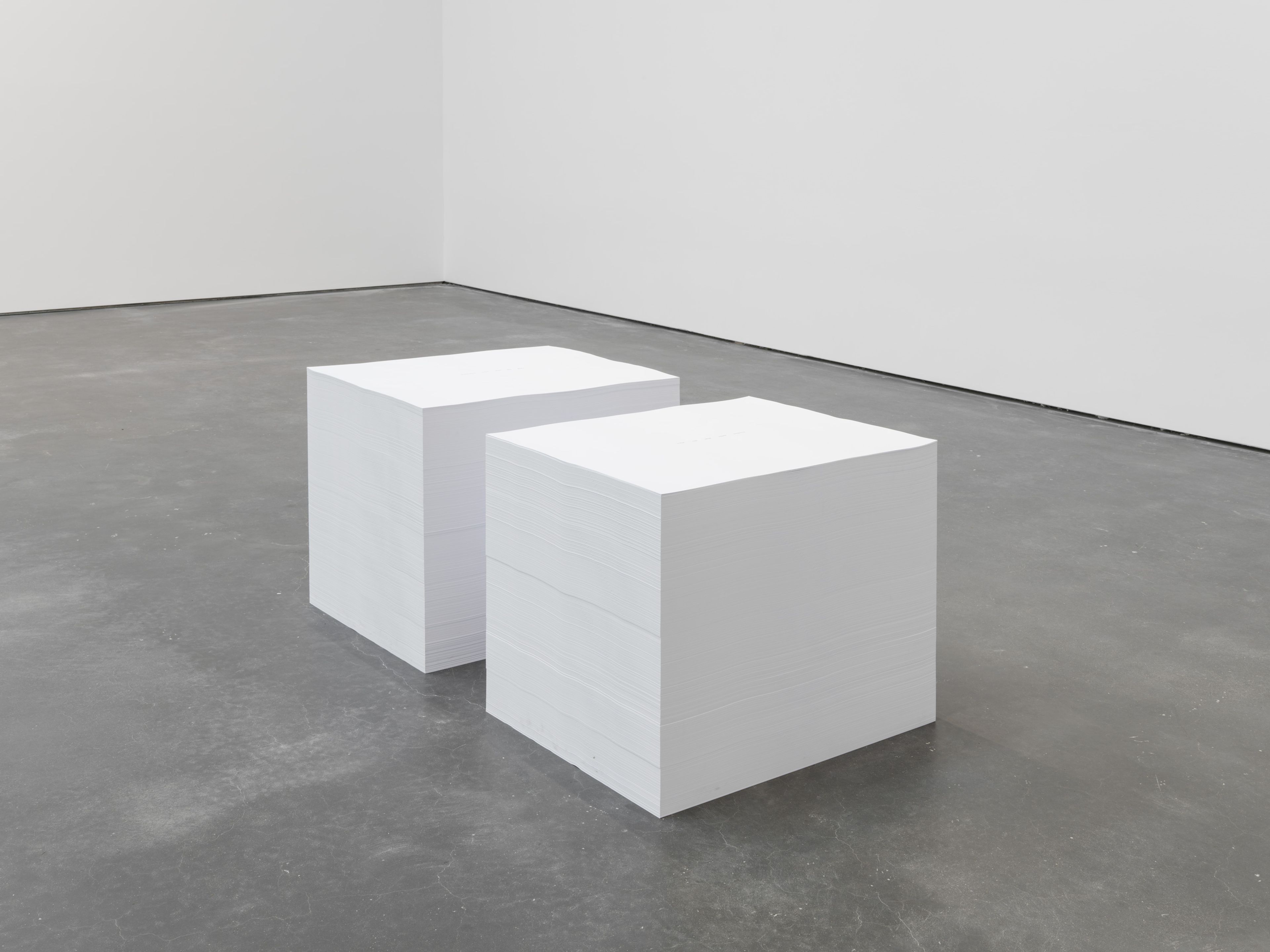 A sculpture by Felix Gonzalez-Torres, called "Untitled", dated in 1989 and 1990.