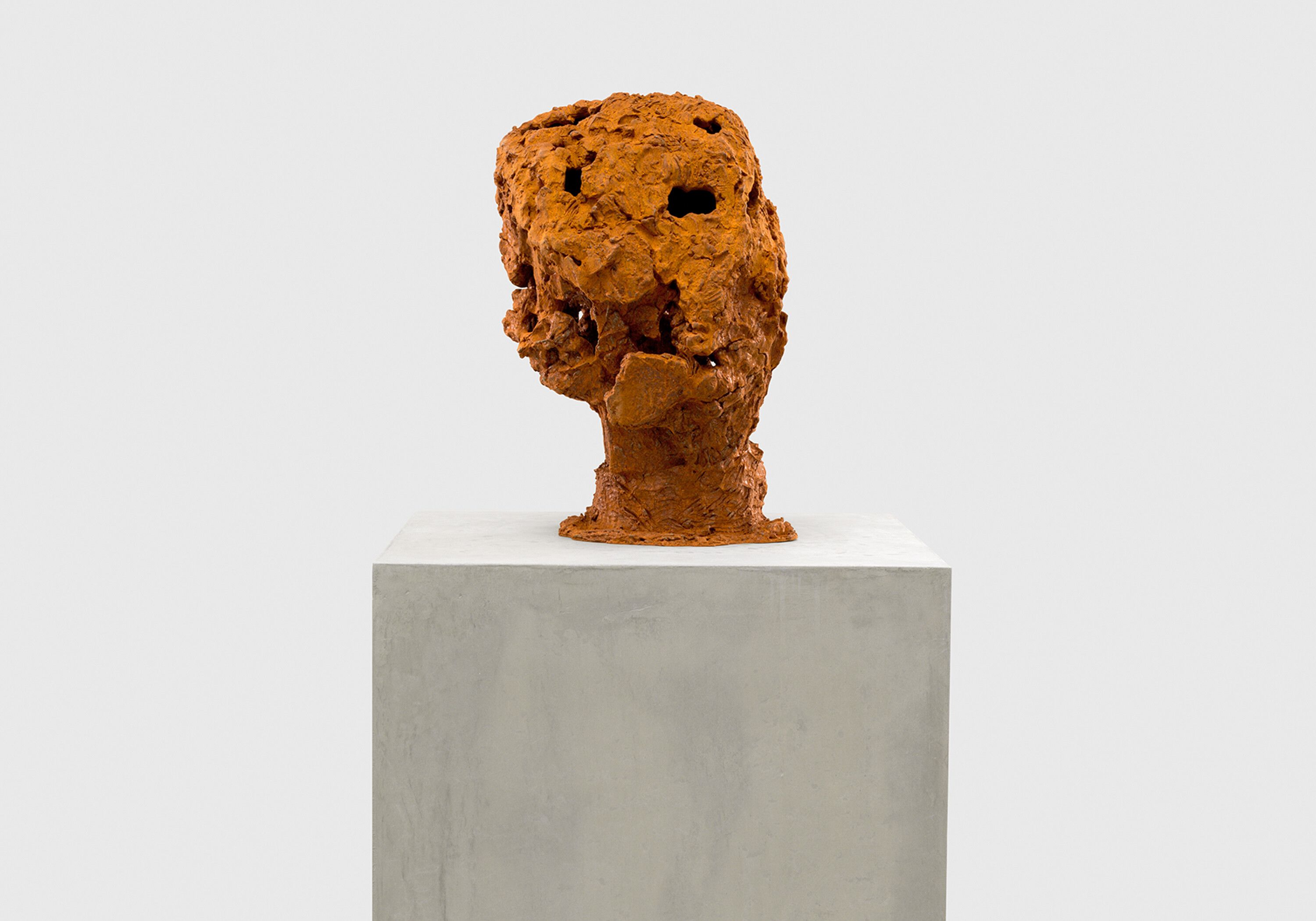 A sculpture by Huma Bhabha, called Untamed, dated 2024.
