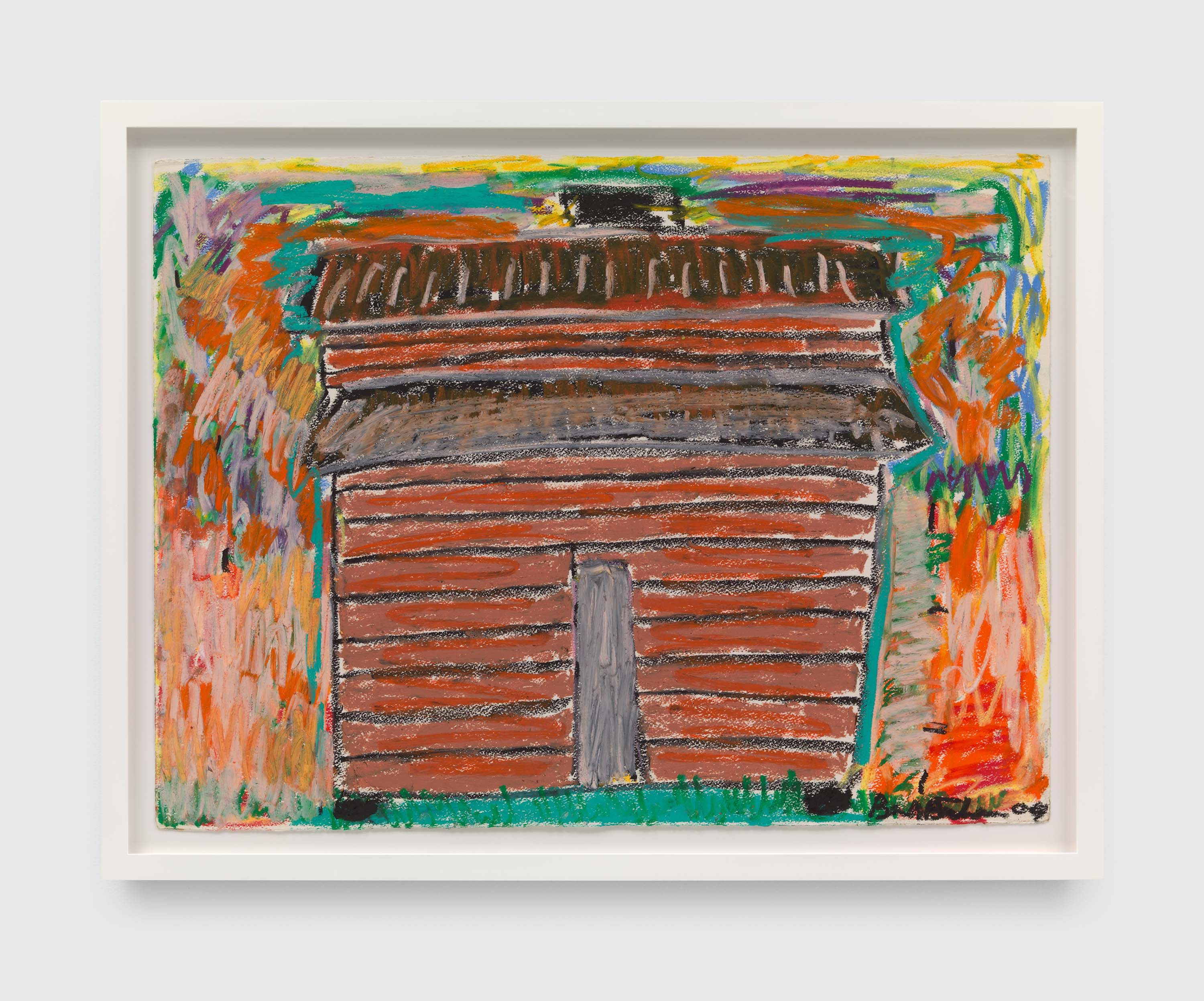 A work on paper by Beverly Buchanan, titled Sunrise, dated 2004.
