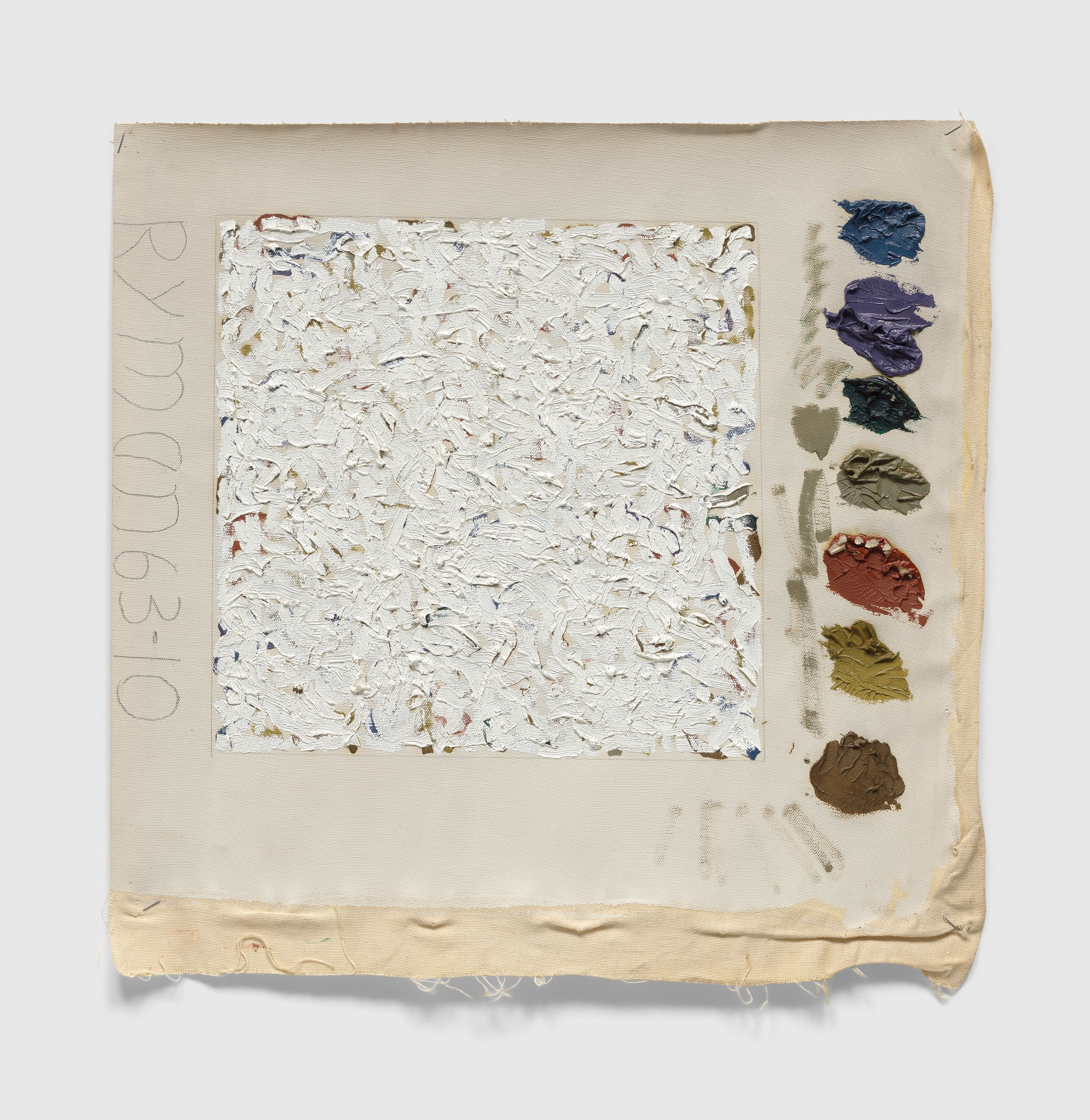A painting by Robert Ryman, called Untitled, circa 1963 to 2010.