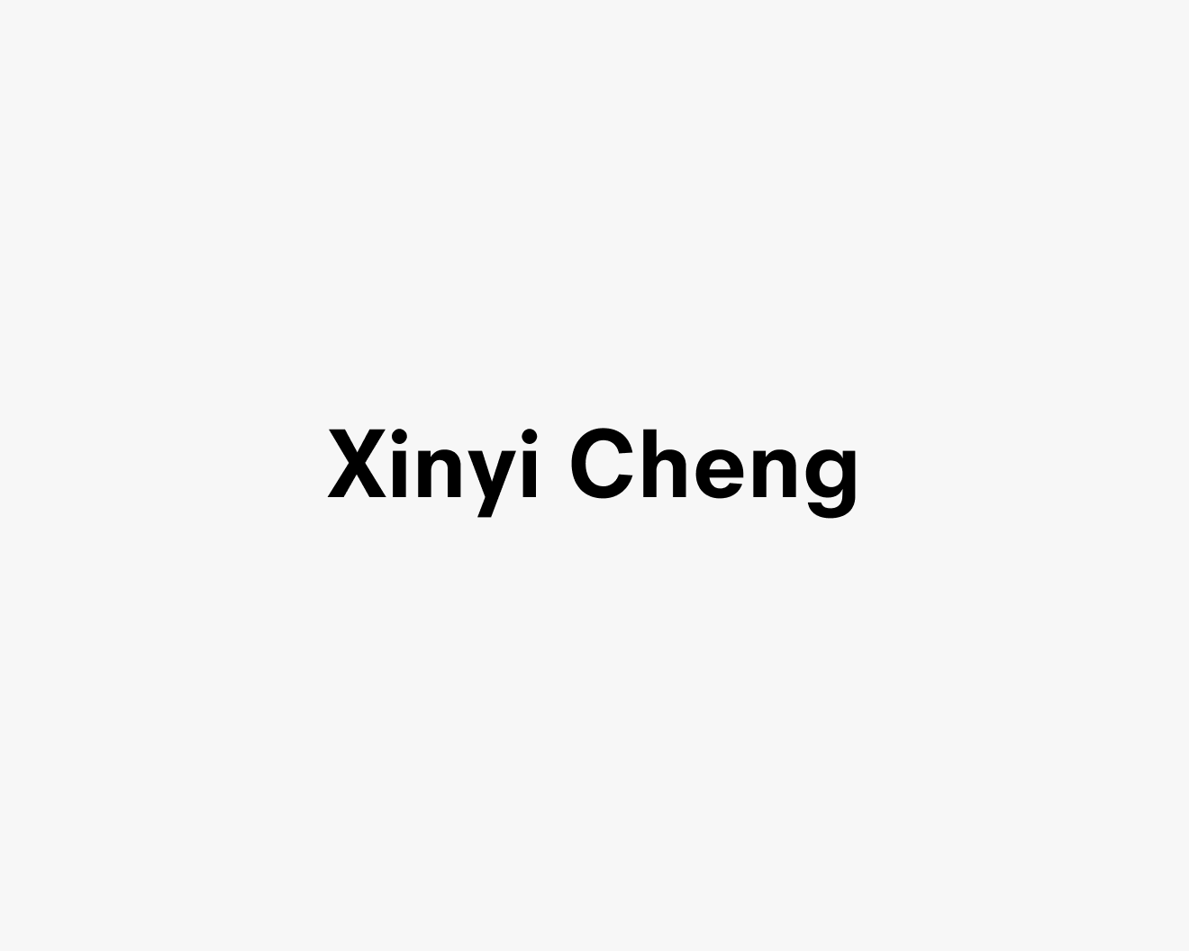 Text description reading Xinyi Cheng