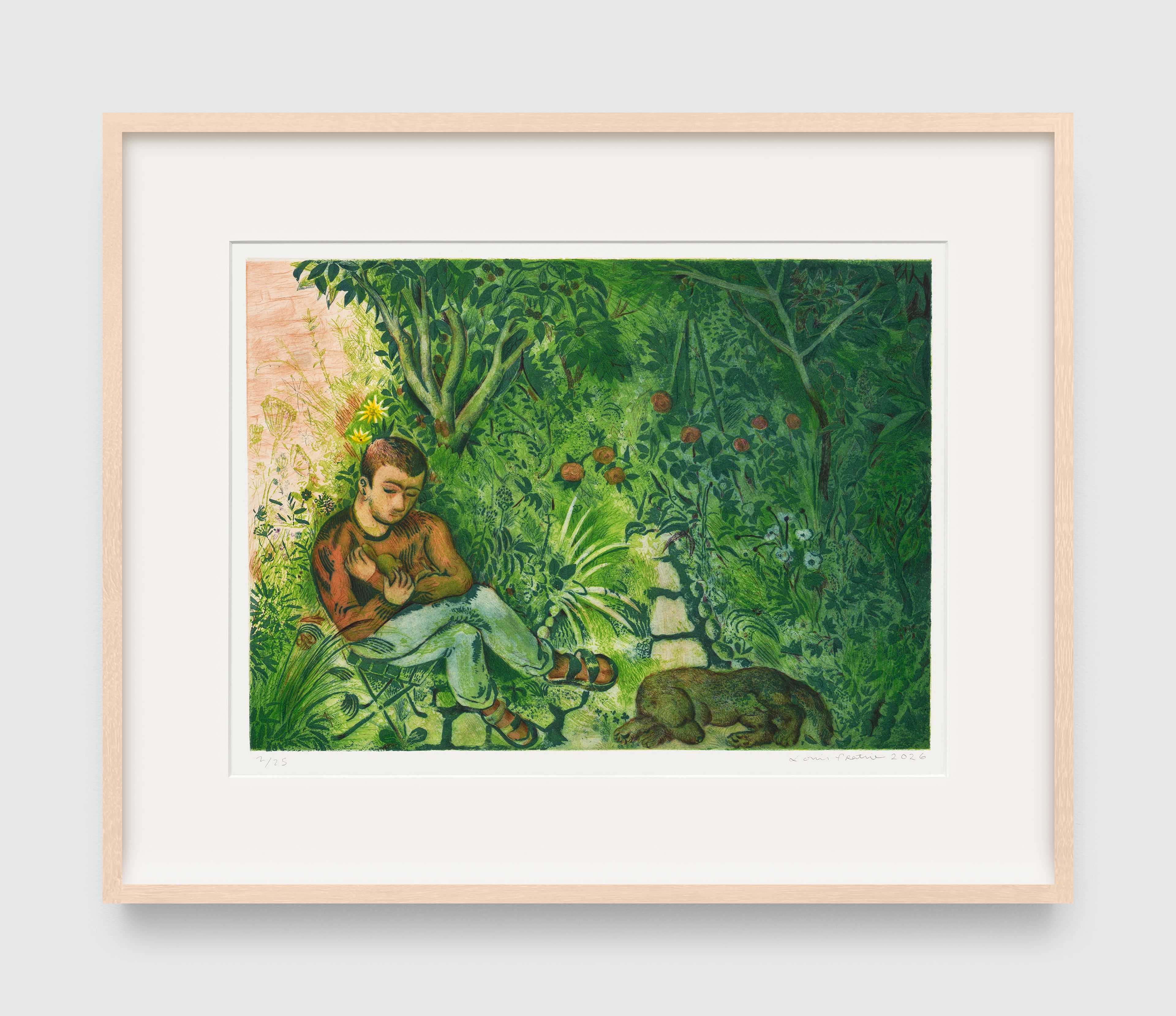 A print by Louis Fratino, titled September 3, dated 2026.