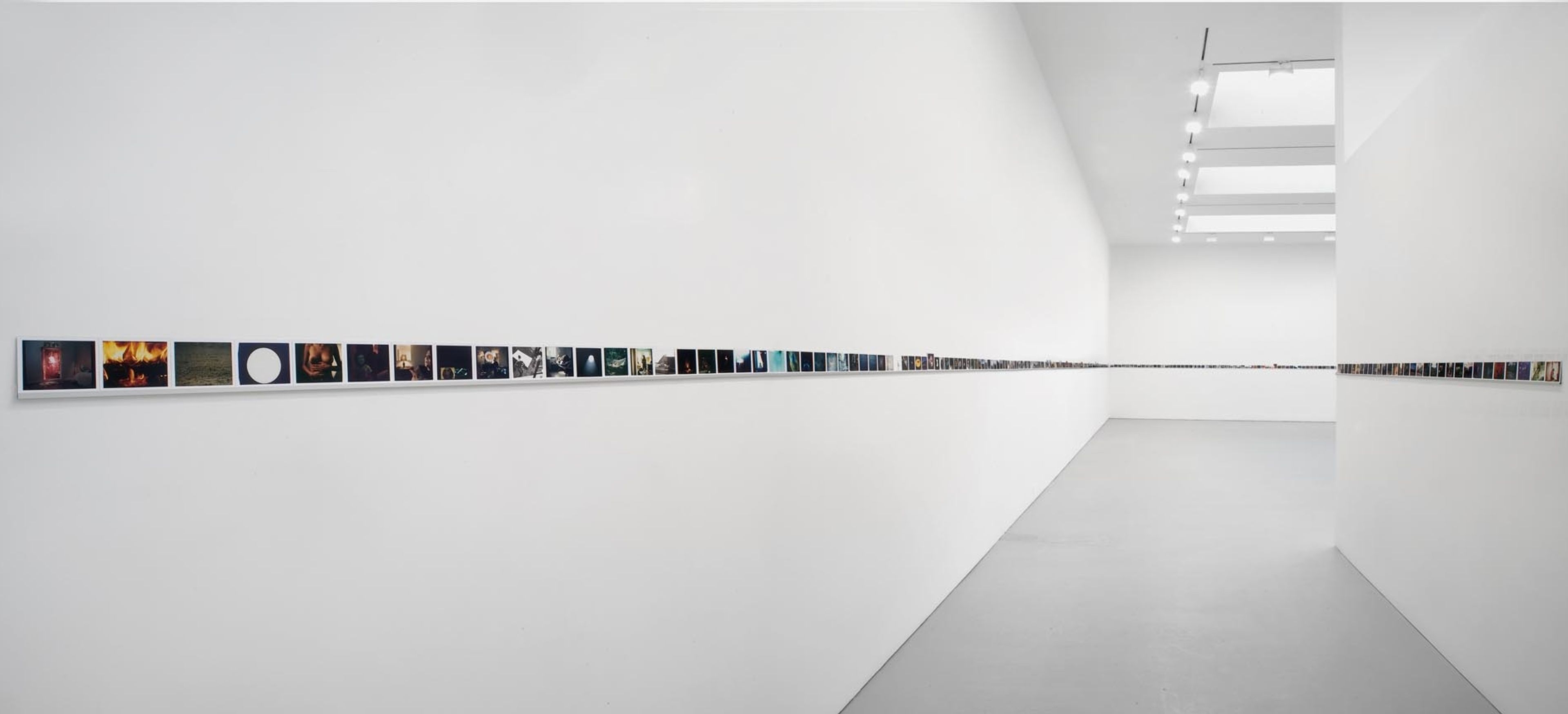 Installation view of the exhibition Philip-Lorca diCorcia: Thousand, at David Zwirner in New York, dated 2009. 